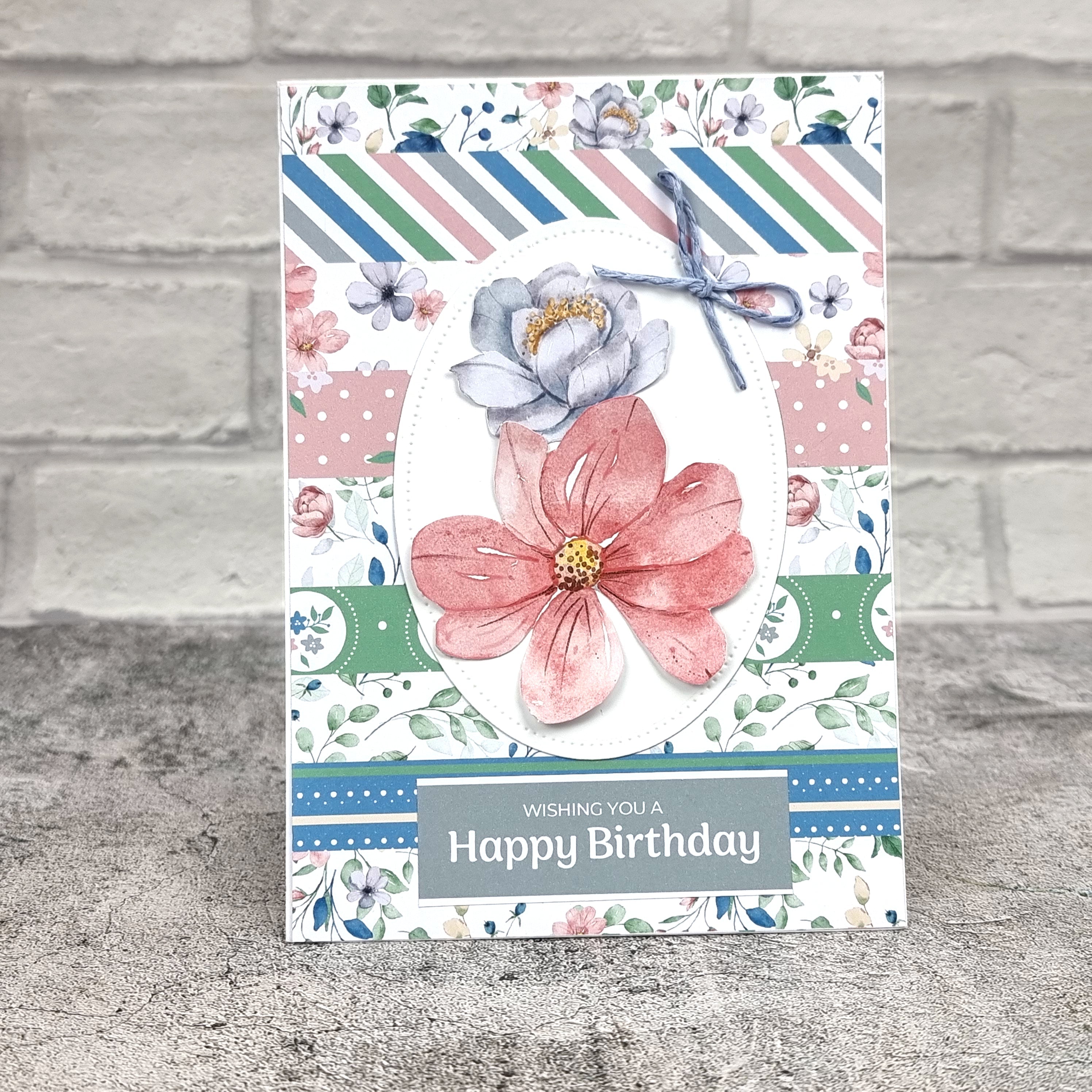 The Paper Boutique Sunny Gardens 8 in x 8 in Instant Card Pad