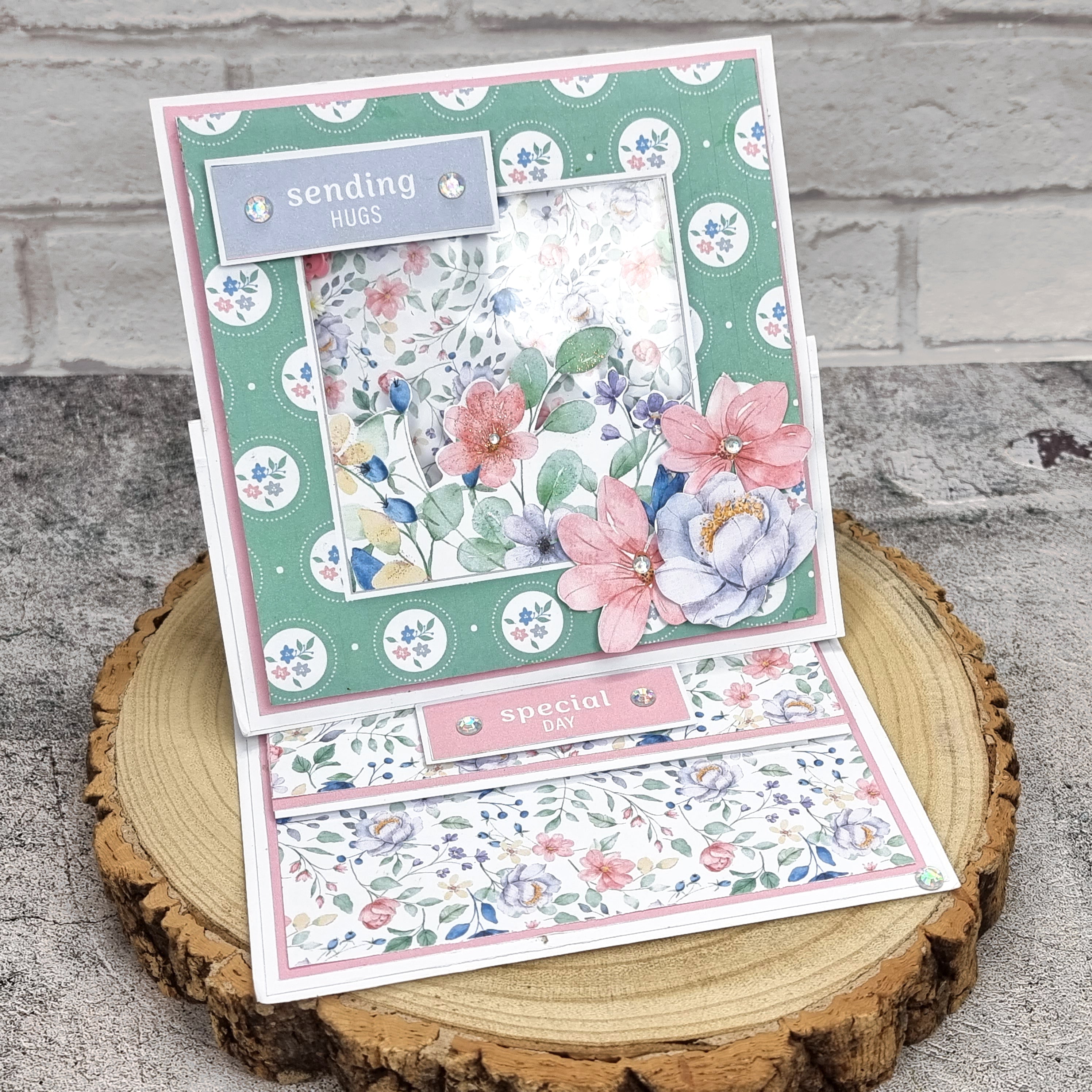 The Paper Boutique Sunny Gardens 8 in x 8 in Decorative Paper Pad