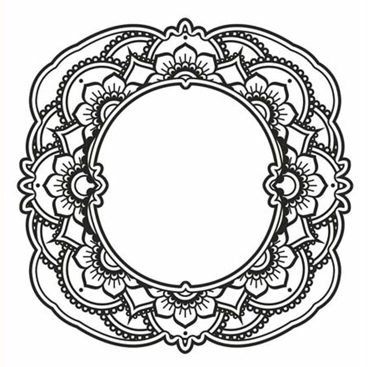 Creative Expressions Michelle's Floral Ring  Stamp