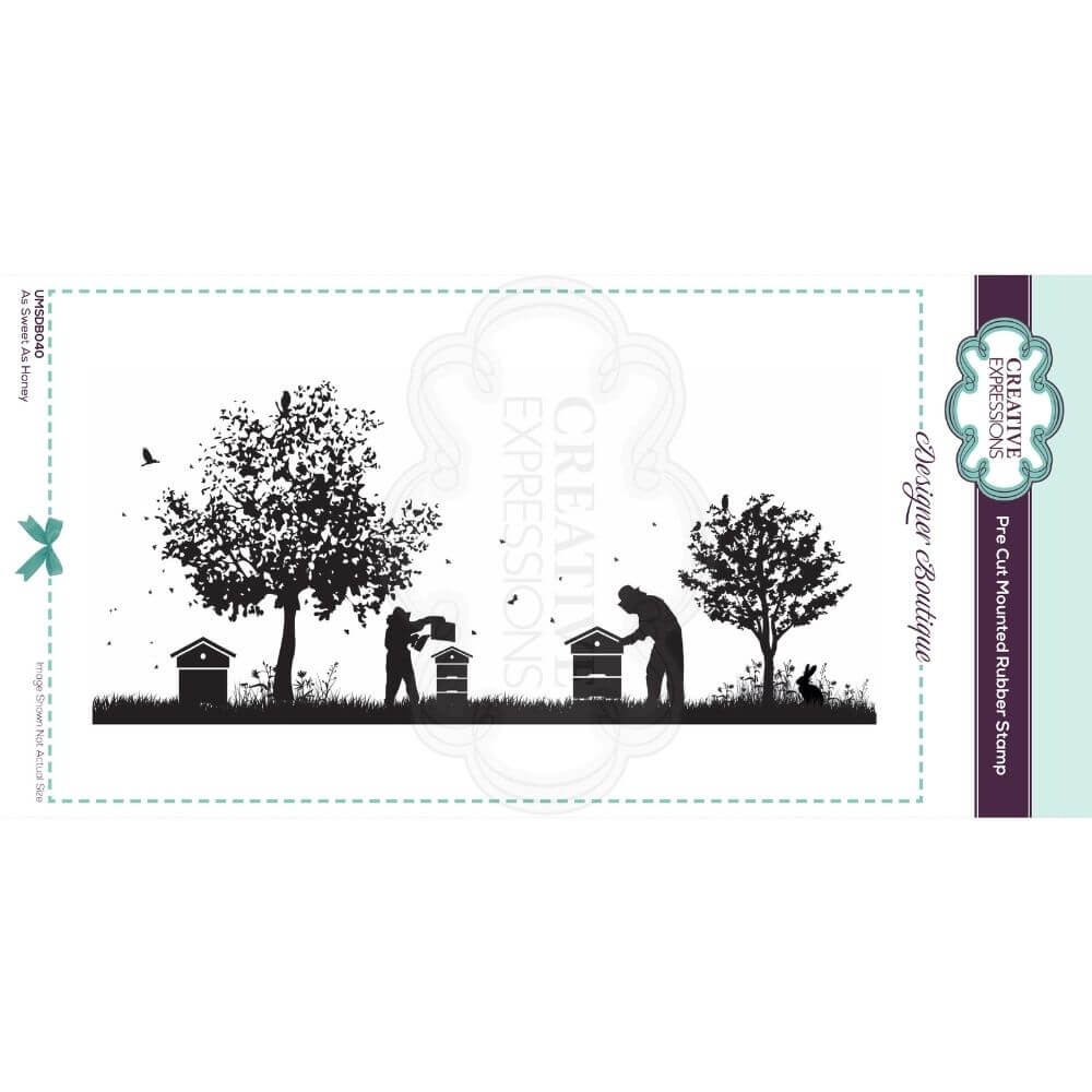 Designer Boutique Collection As Sweet As Honey DL Pre Cut Rubber Stamp