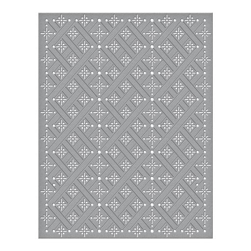 Stitched Starry Argyle Etched Dies from the Christmas Collection