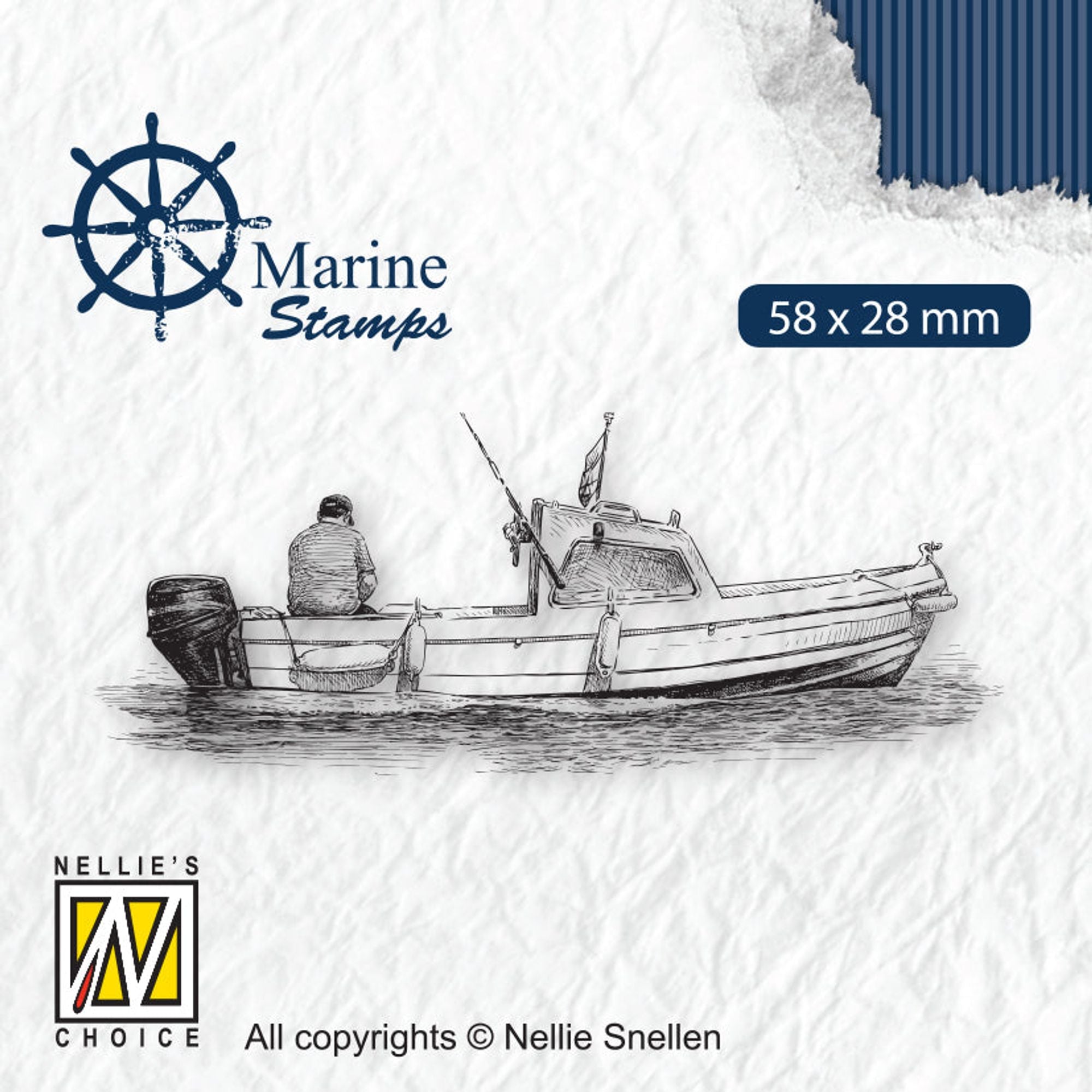 Nellie's Choice Clear Stamp Maritime Boat