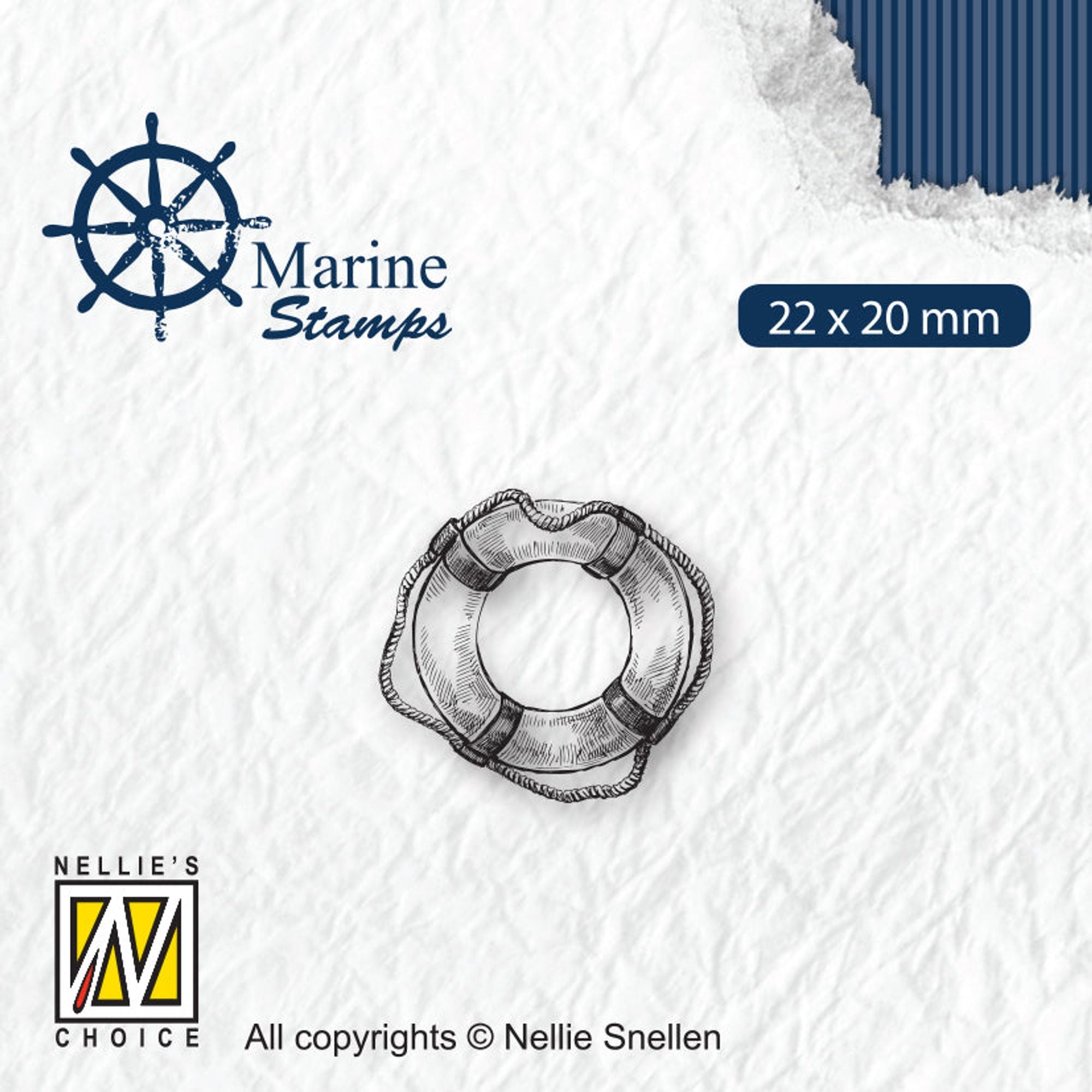 Nellie's Choice Clear Stamp Maritime Lifebuoy