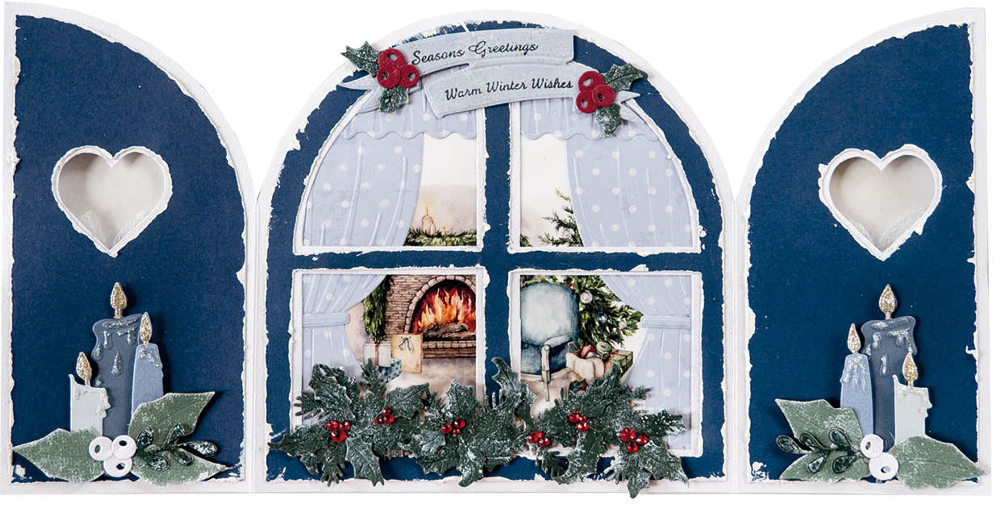 Marianne Design A4 Cutting Sheet - Christmas At Home
