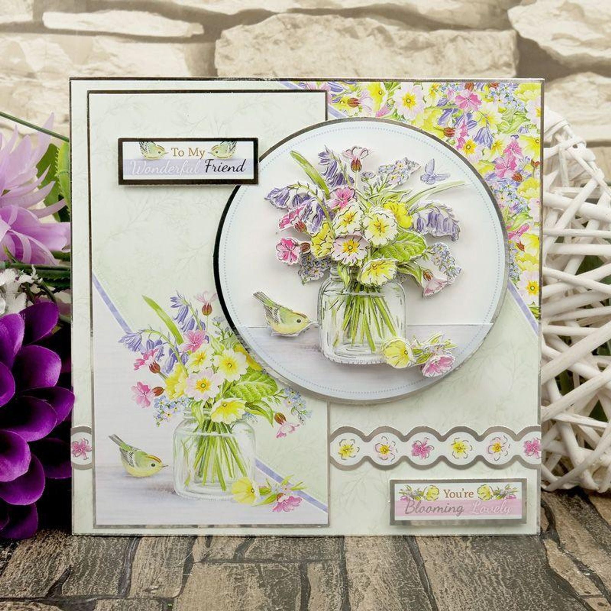 Springtime WIshes Deco-Large - Bluebell Posy