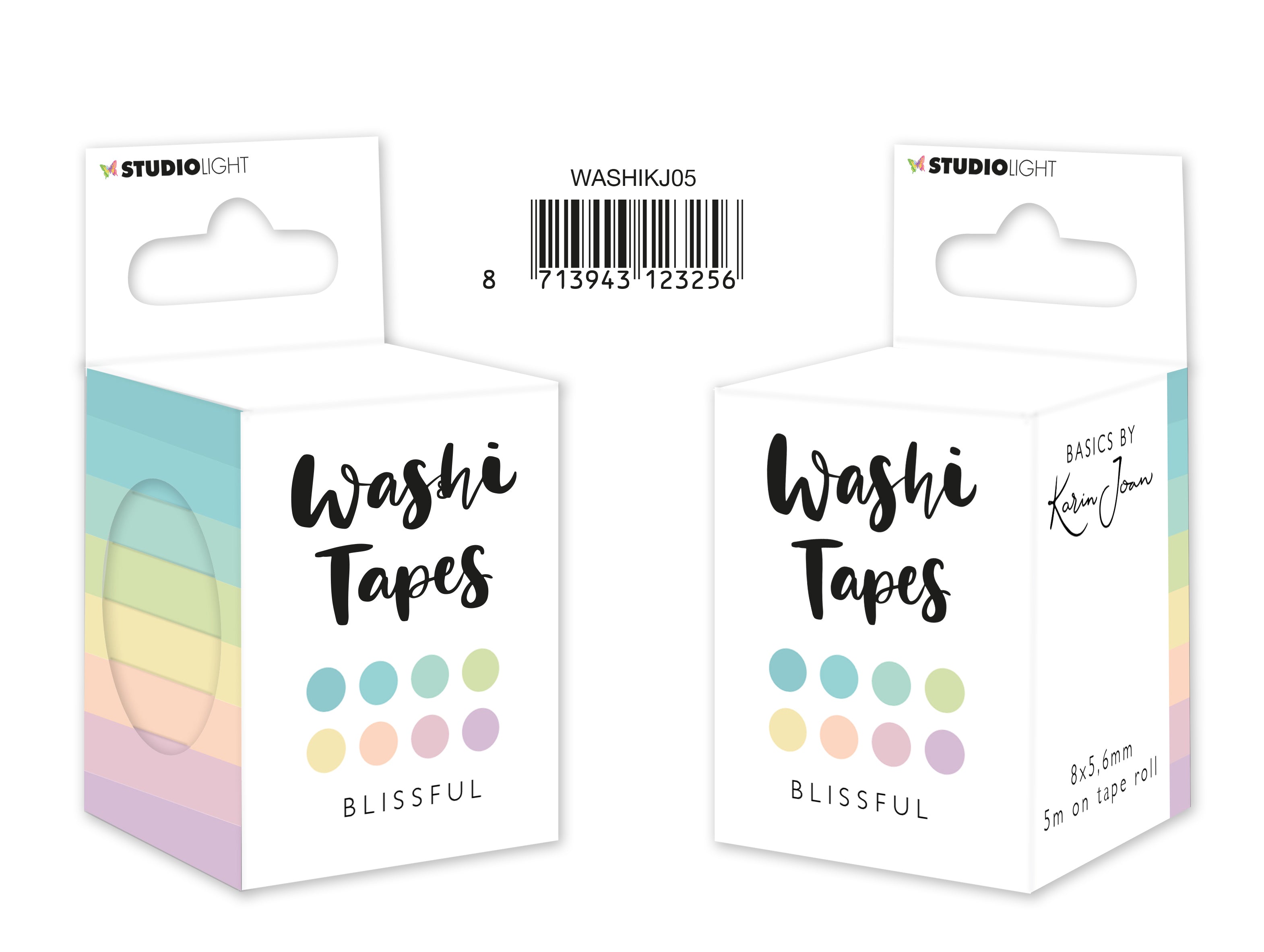 Karin Joan Washi Tape Blissful Pastels Basics by Karin Joan nr.5