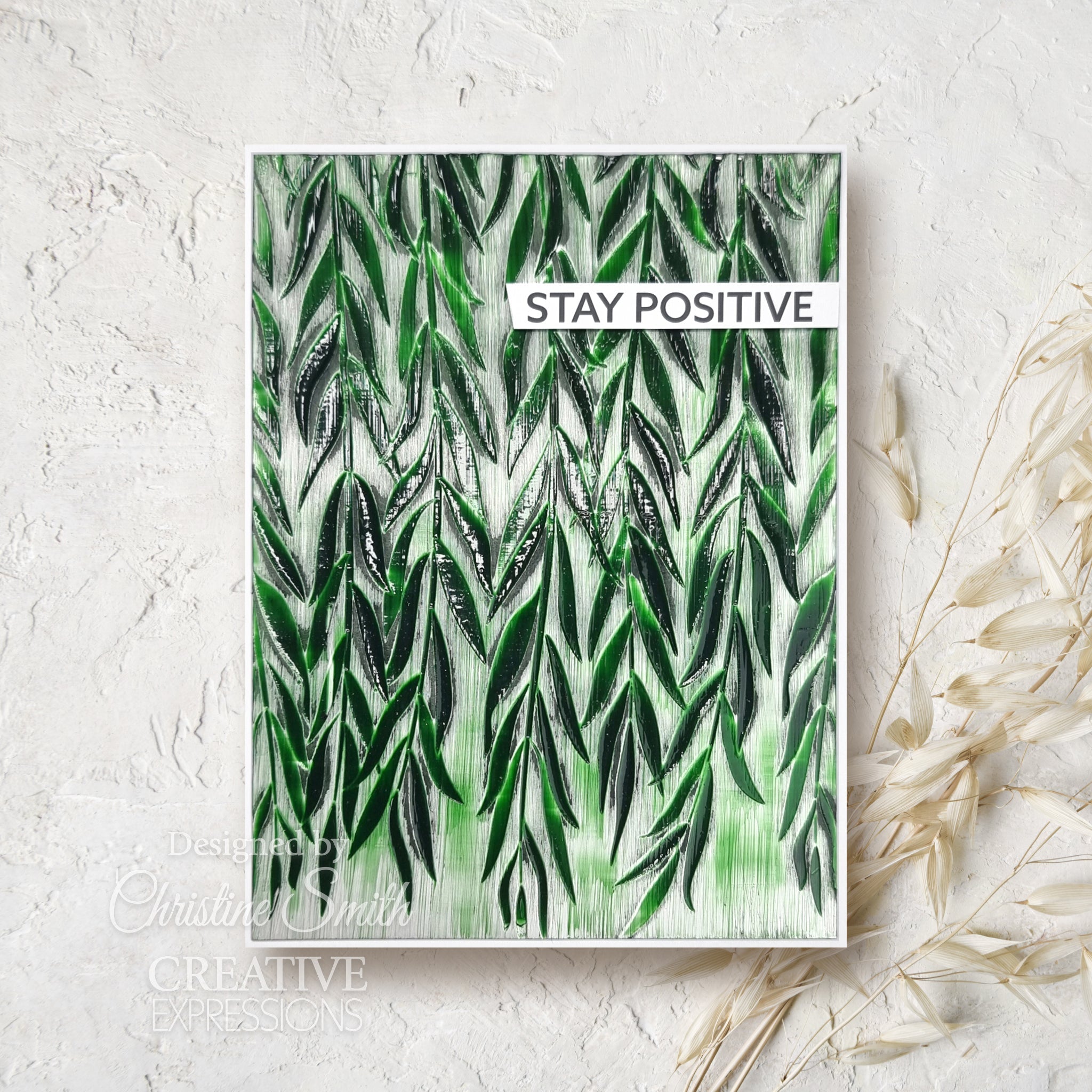 Creative Expressions Weeping Willow 5 in x 7 in 3D Embossing Folder