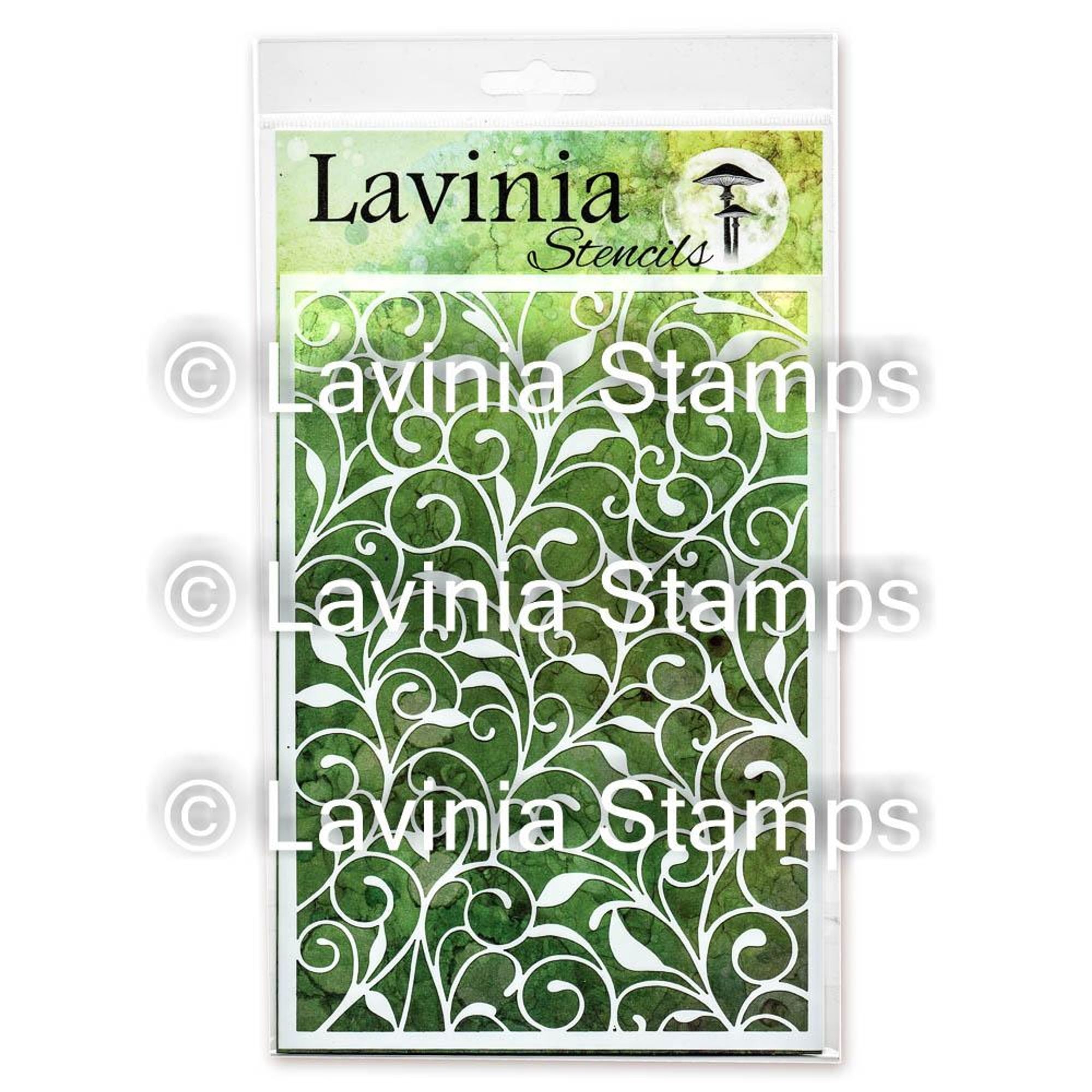 Lavinia Stencil - Leaf Trails