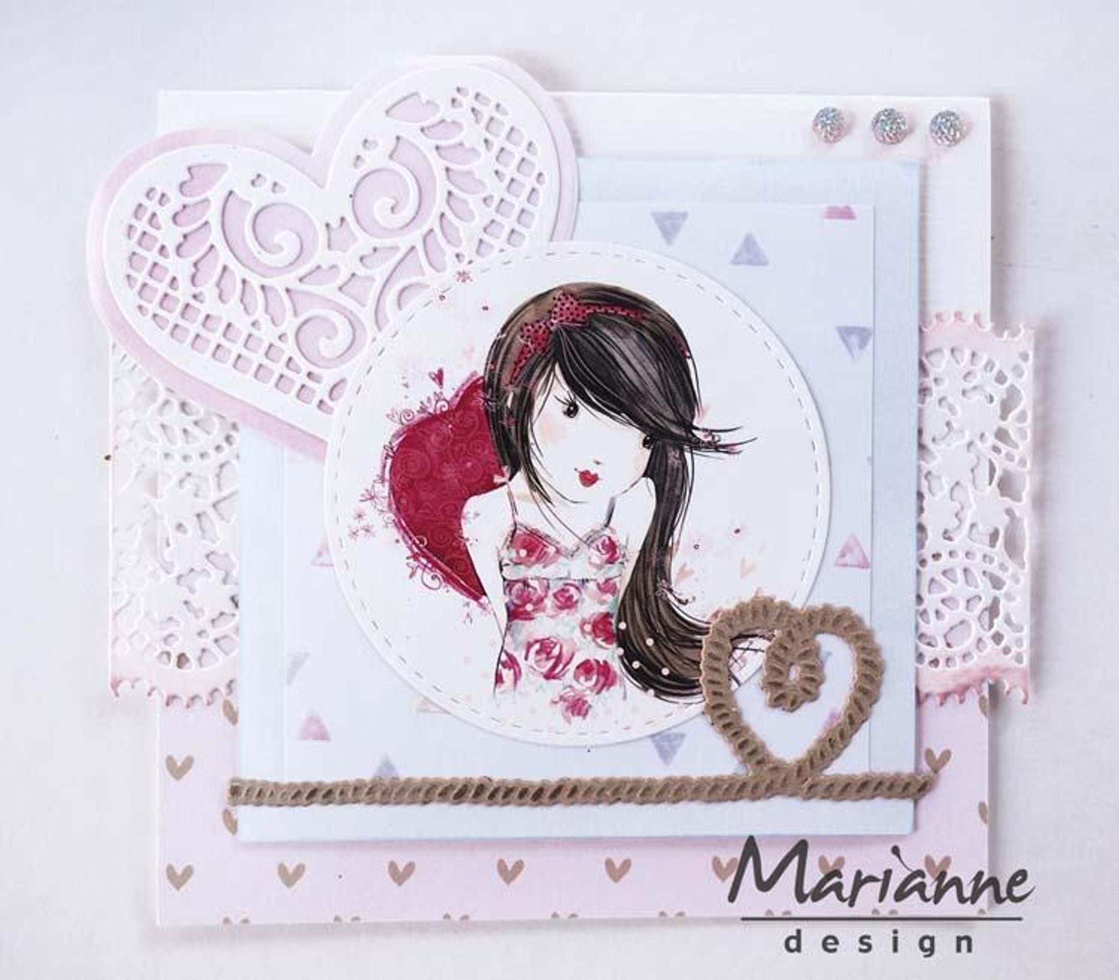 Marianne Design Craftables Lace heart