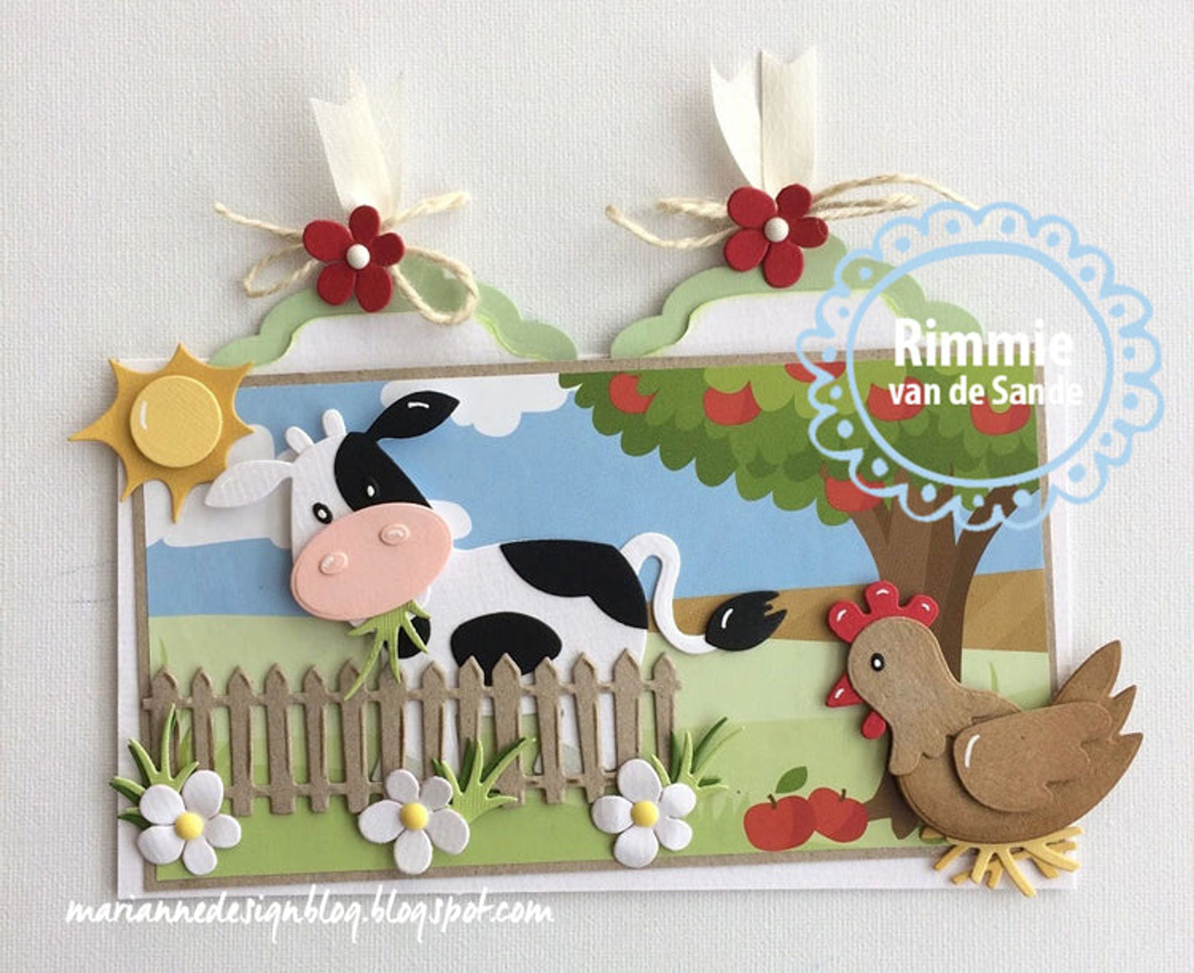 Marianne Design: Cutting Sheet -Eline's Backgrounds - Meadow