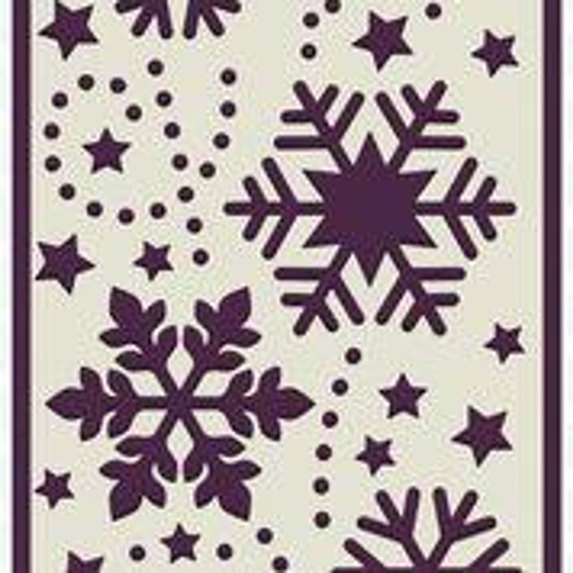 Creative Expressions Sue Wilson Snowflake Flurry  Slimline Stencil