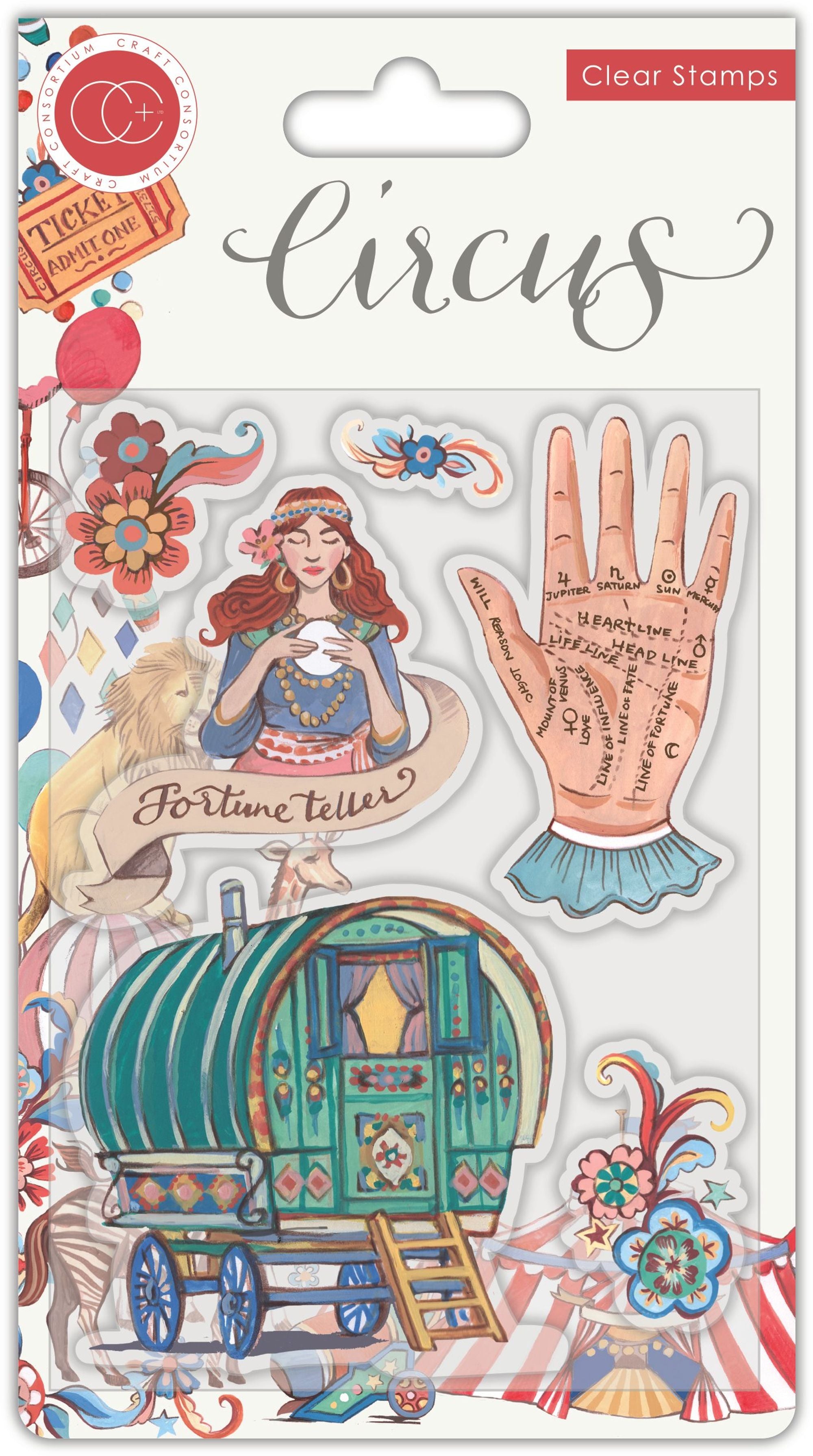 Circus - Stamp Set - Fortune Teller
