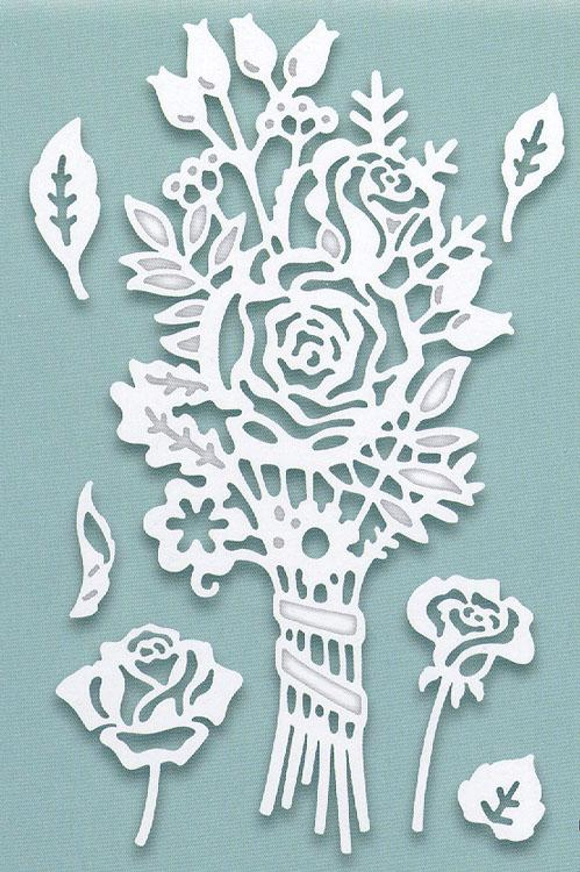 Creative Expressions: Paper Cuts Collection Autumn Posy