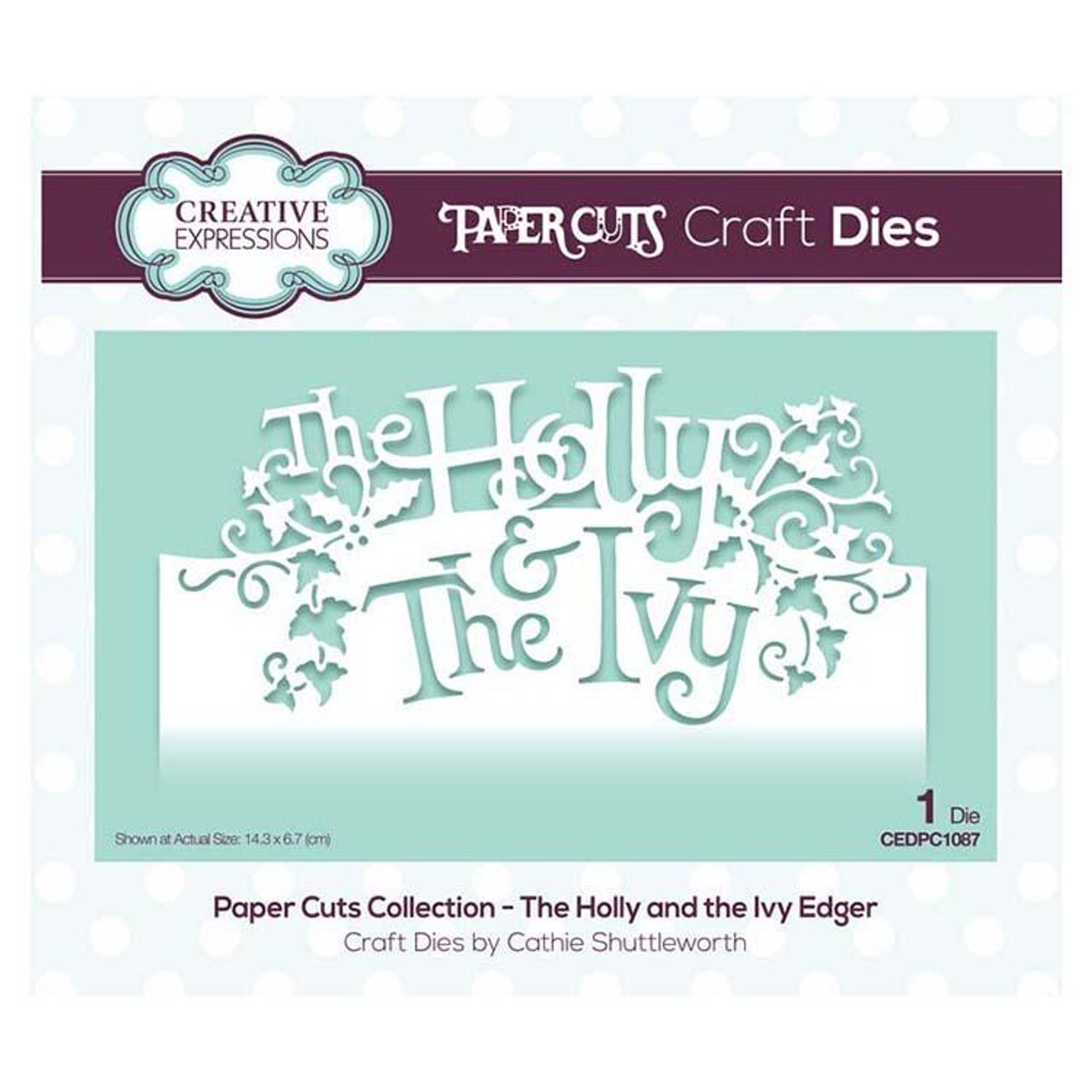 Creative Expressions Paper Cuts Collection - The Holly and the Ivy