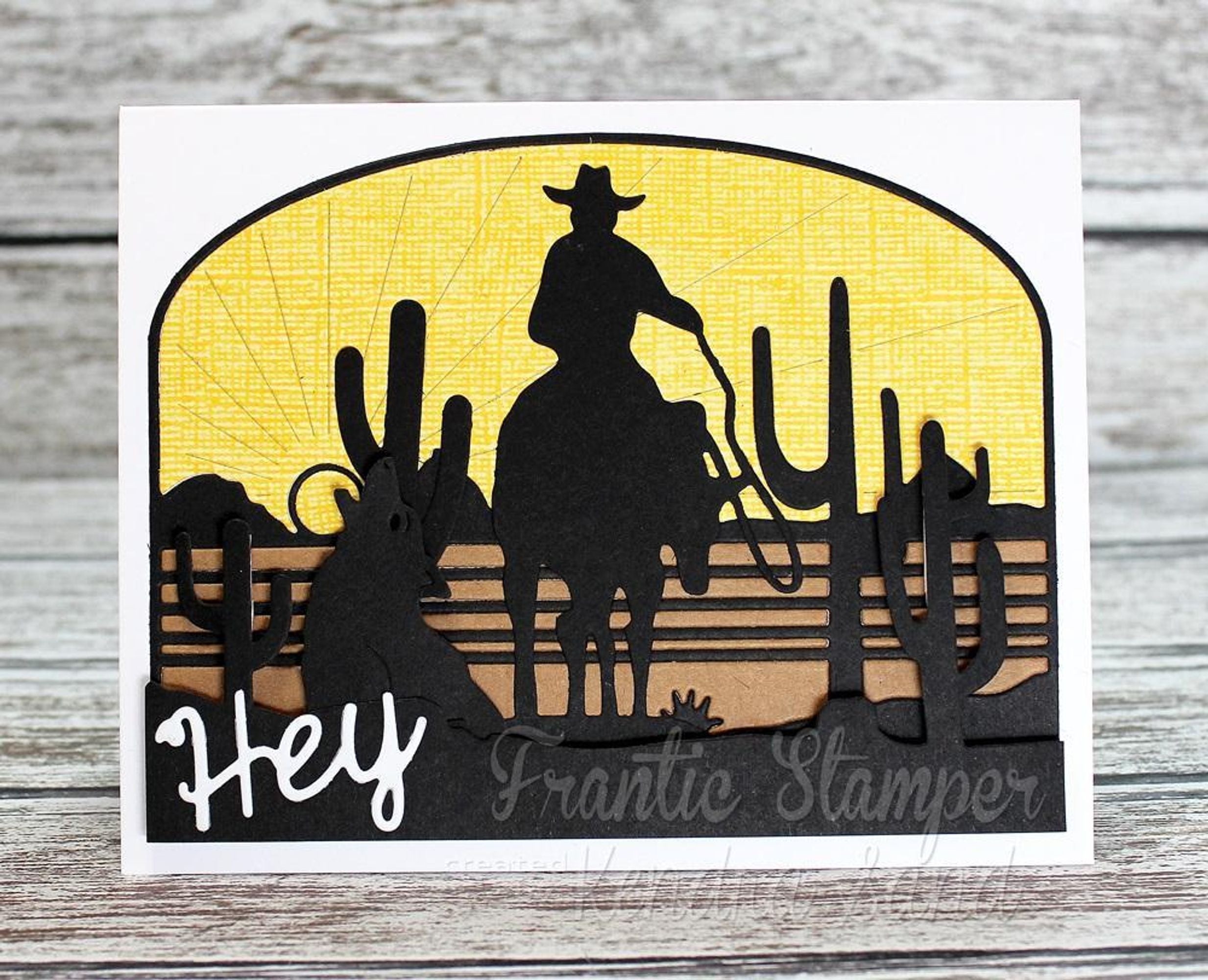 Frantic Stamper Precision Die - Howling Coyotes