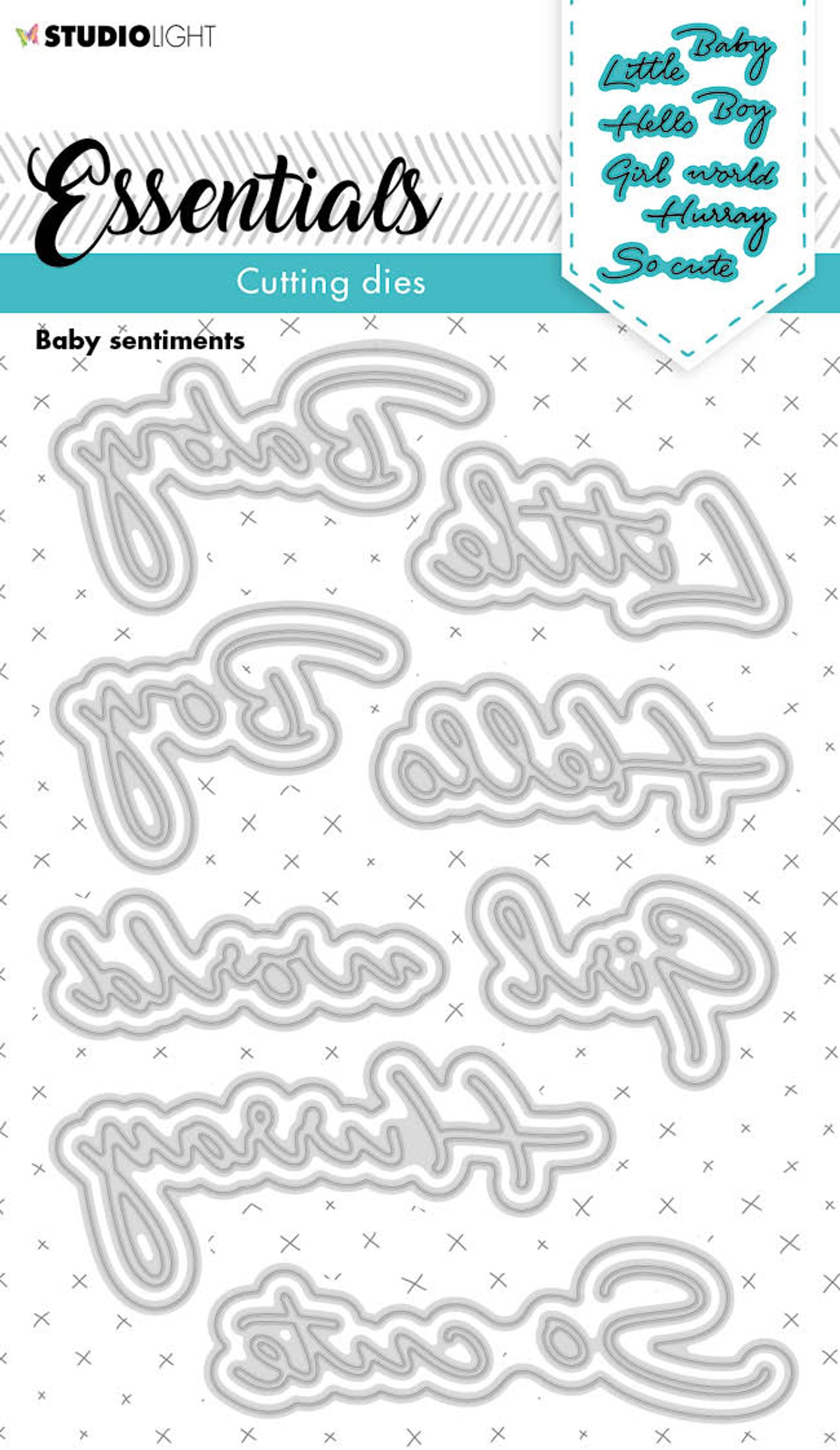 SL Cutting Die Baby Sentiments Essentials 105x148x1mm 1 PC nr.169