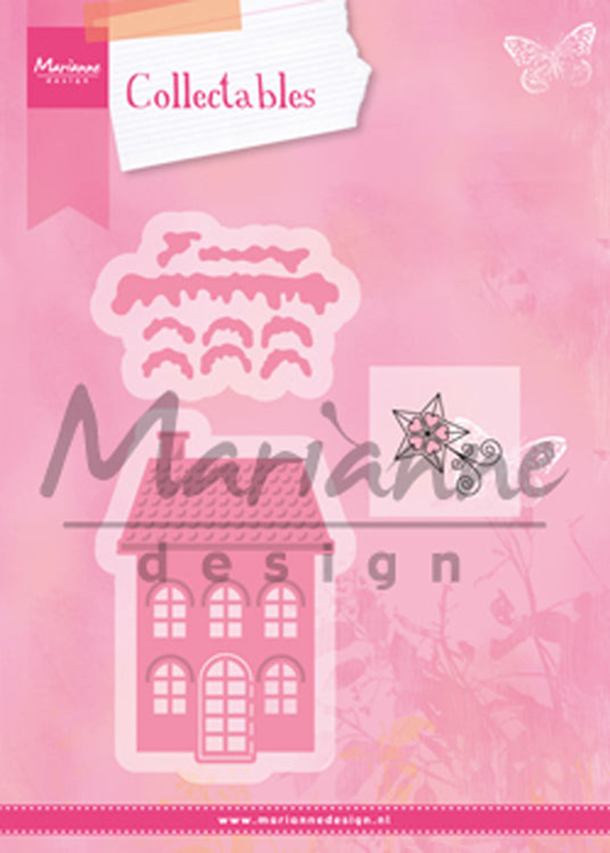 Marianne Design: Collectables Dies & Stamp Set - Xmas Village 2