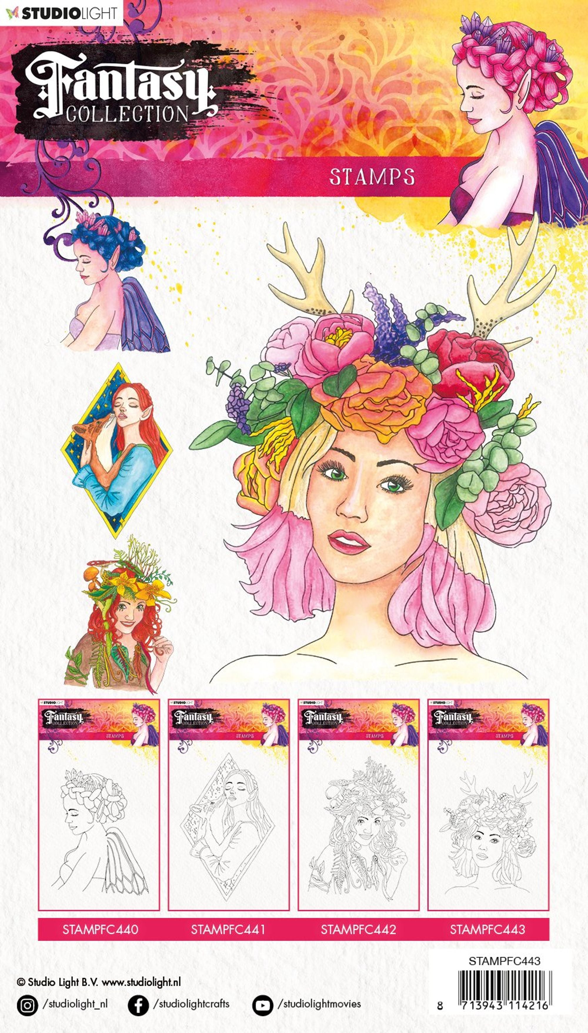 Stamp A5 Fairy, Fantasy Collection 2.0 nr. 443