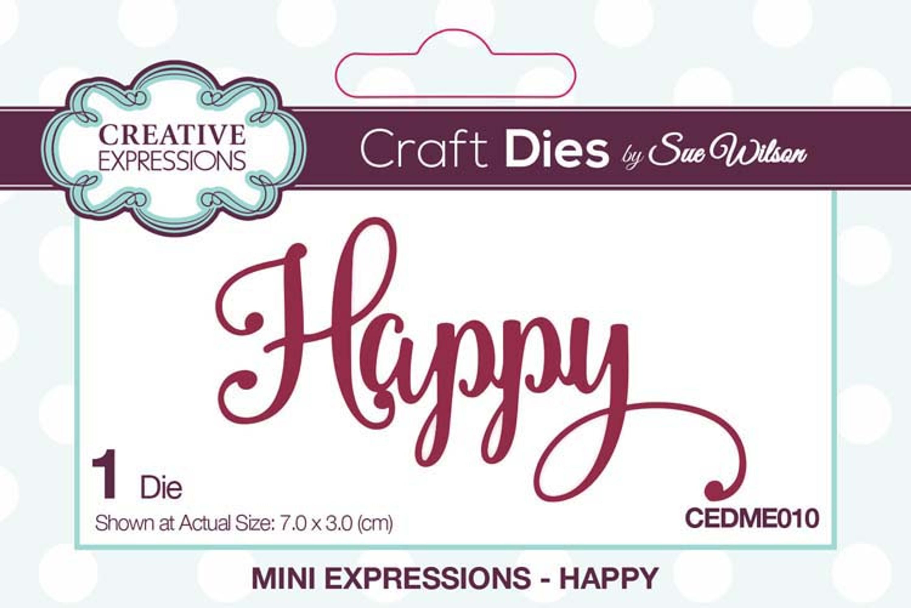 Mini Expressions Collection Happy Die
