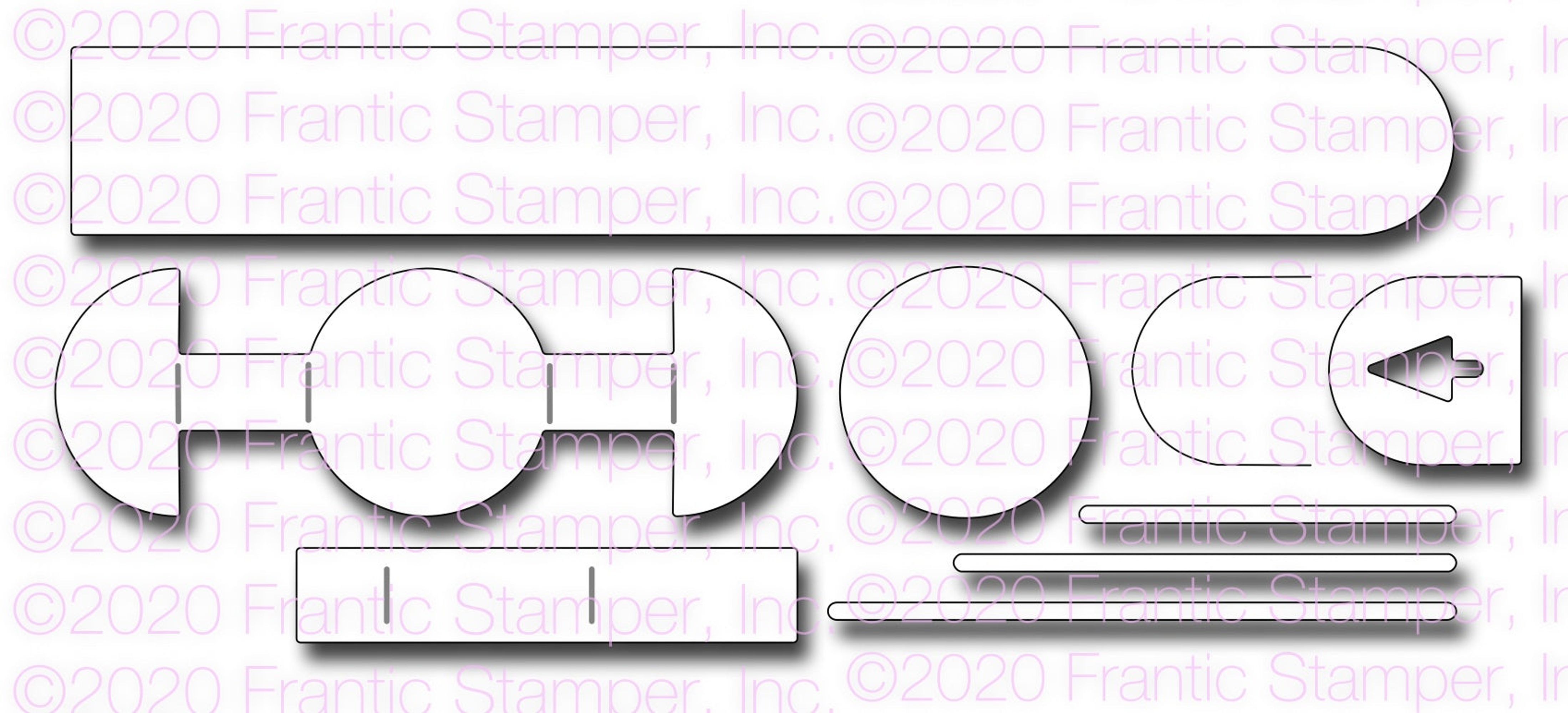 Frantic Stamper Precision Die - Interactive Slider Maker