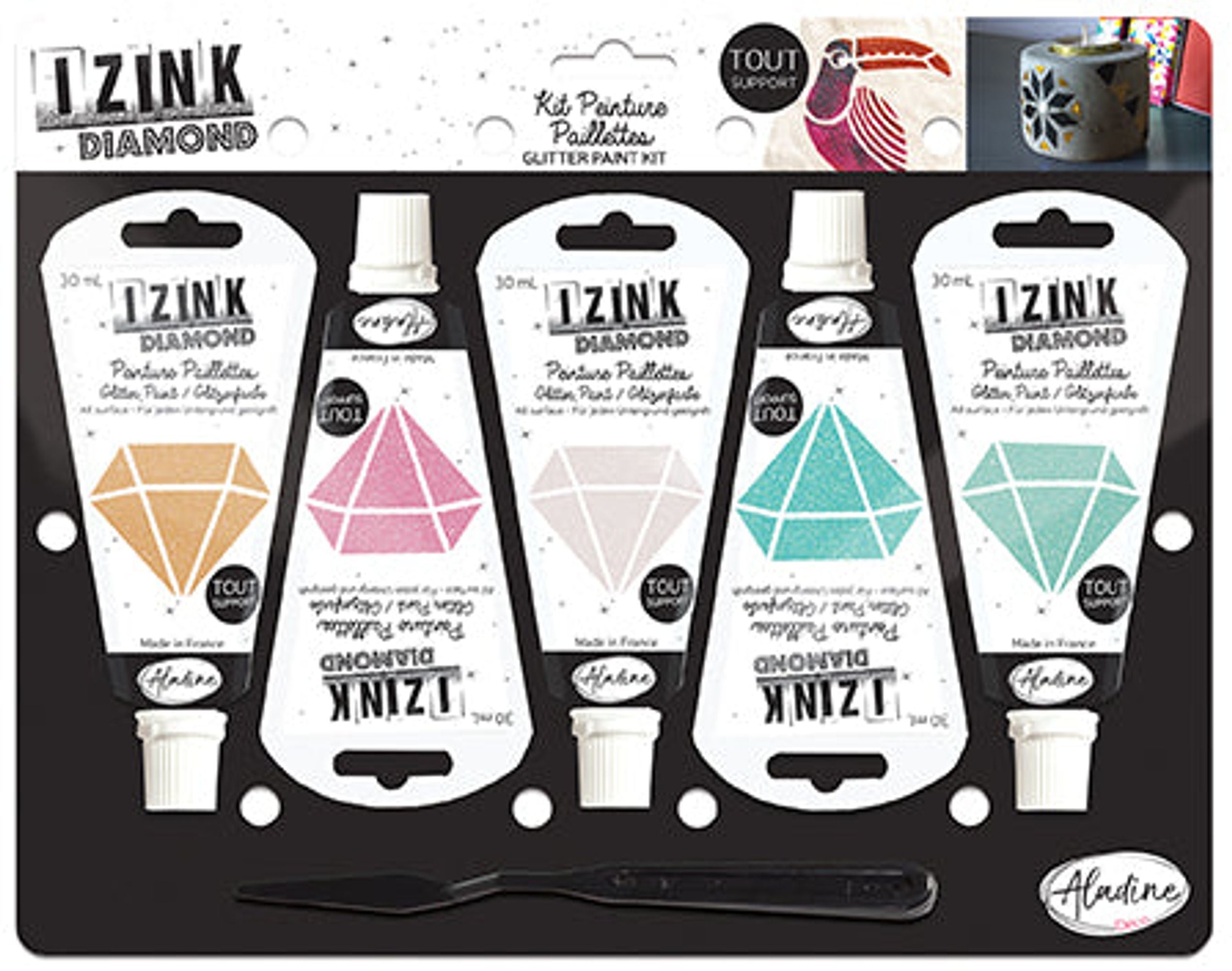 Set Of 5 IZINK Diamond - Pastels - 30 ml