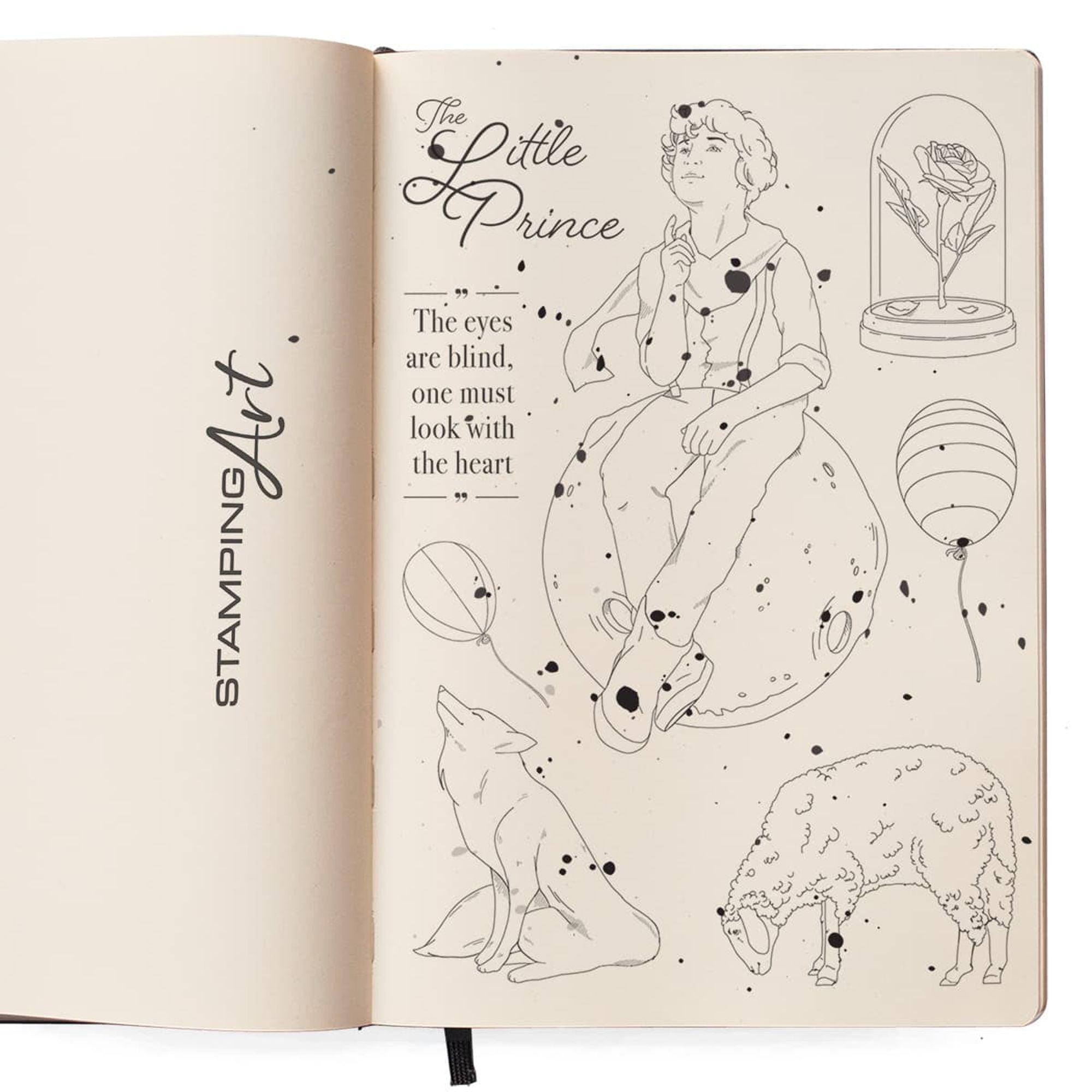 Ciao Bella Clear Stamp Set 6"x8" The Little Prince