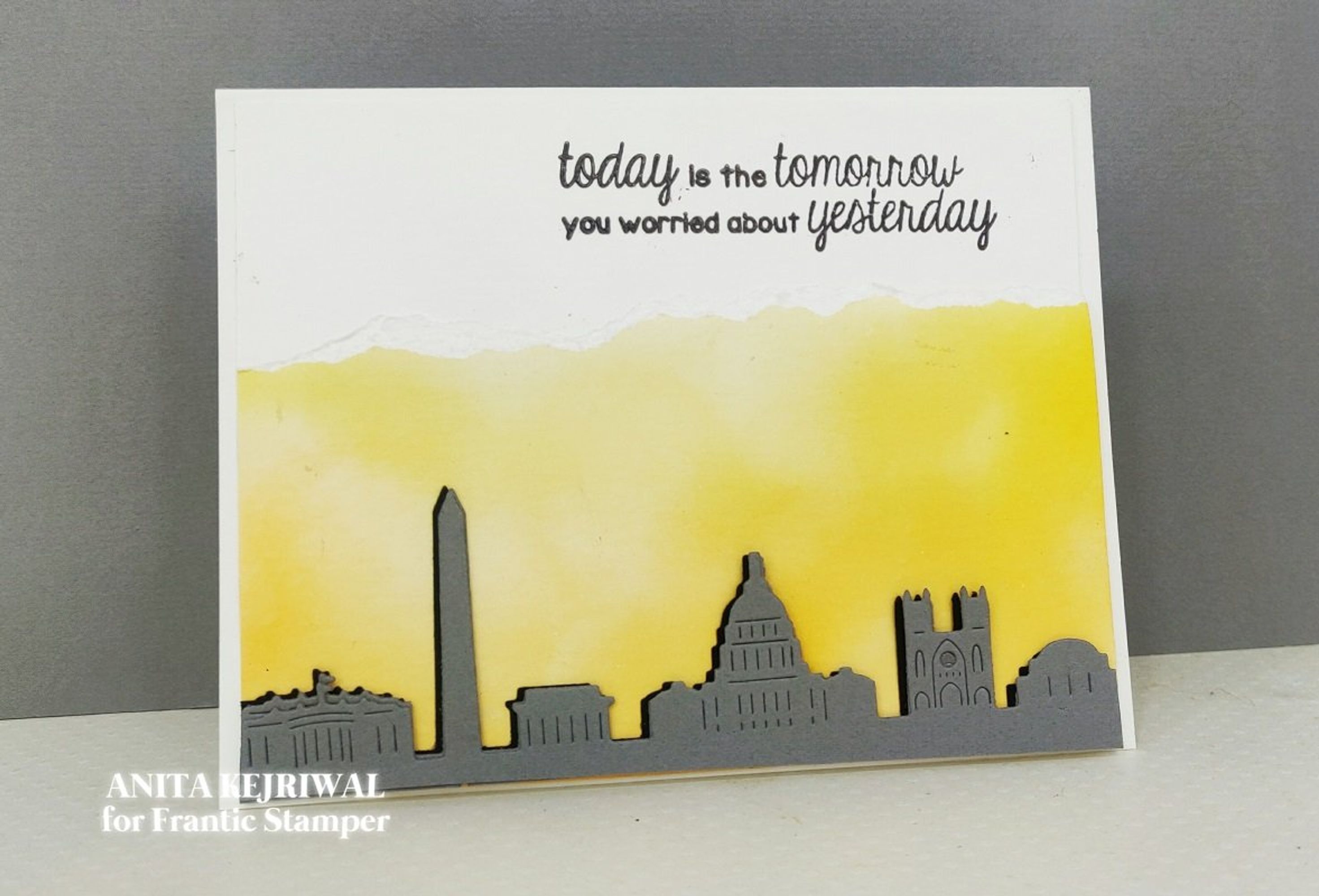 Frantic Stamper Precision Die - Washington DC Skyline