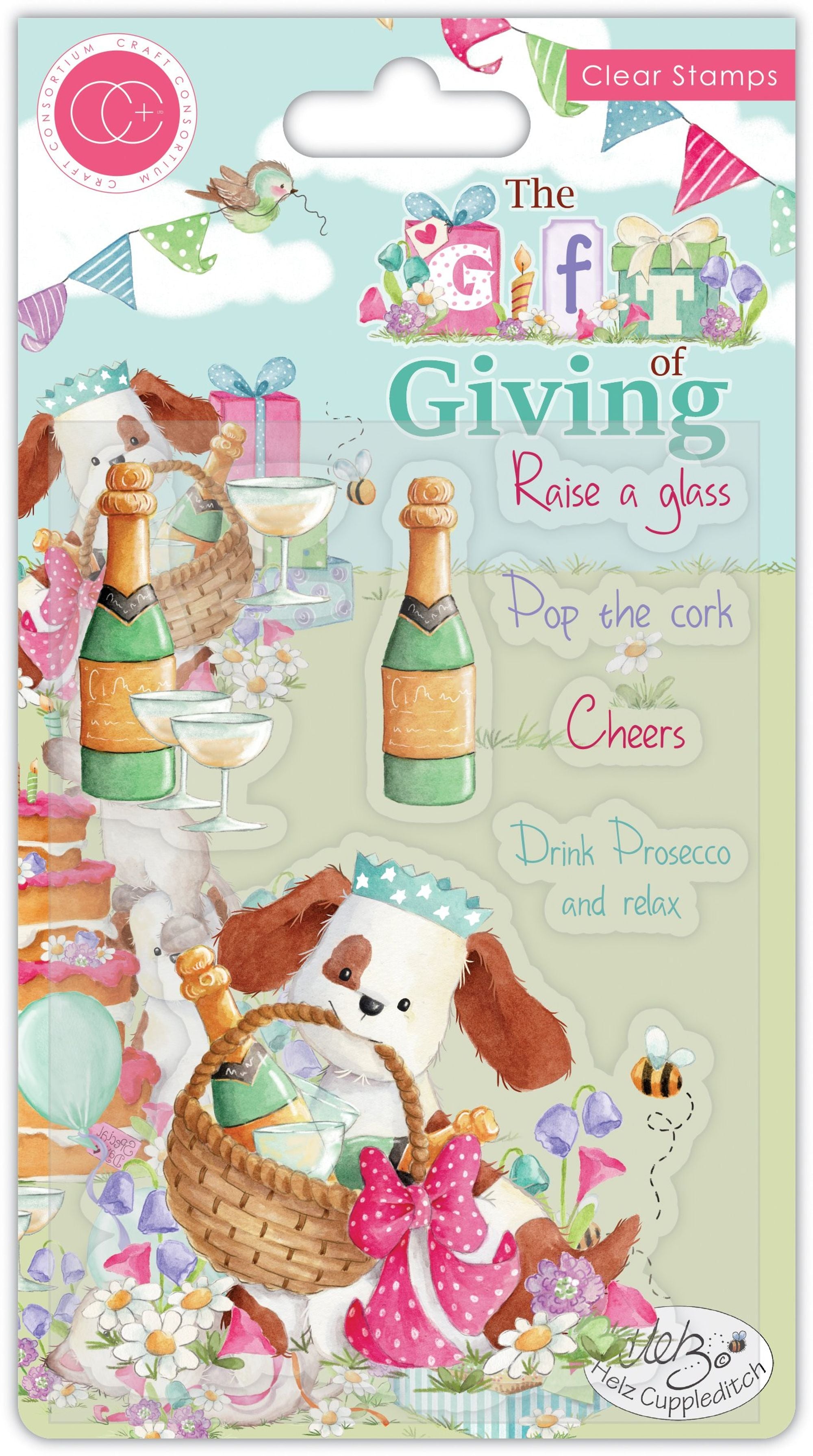 The Gift of Giving Stamp Set - Pop the Cork