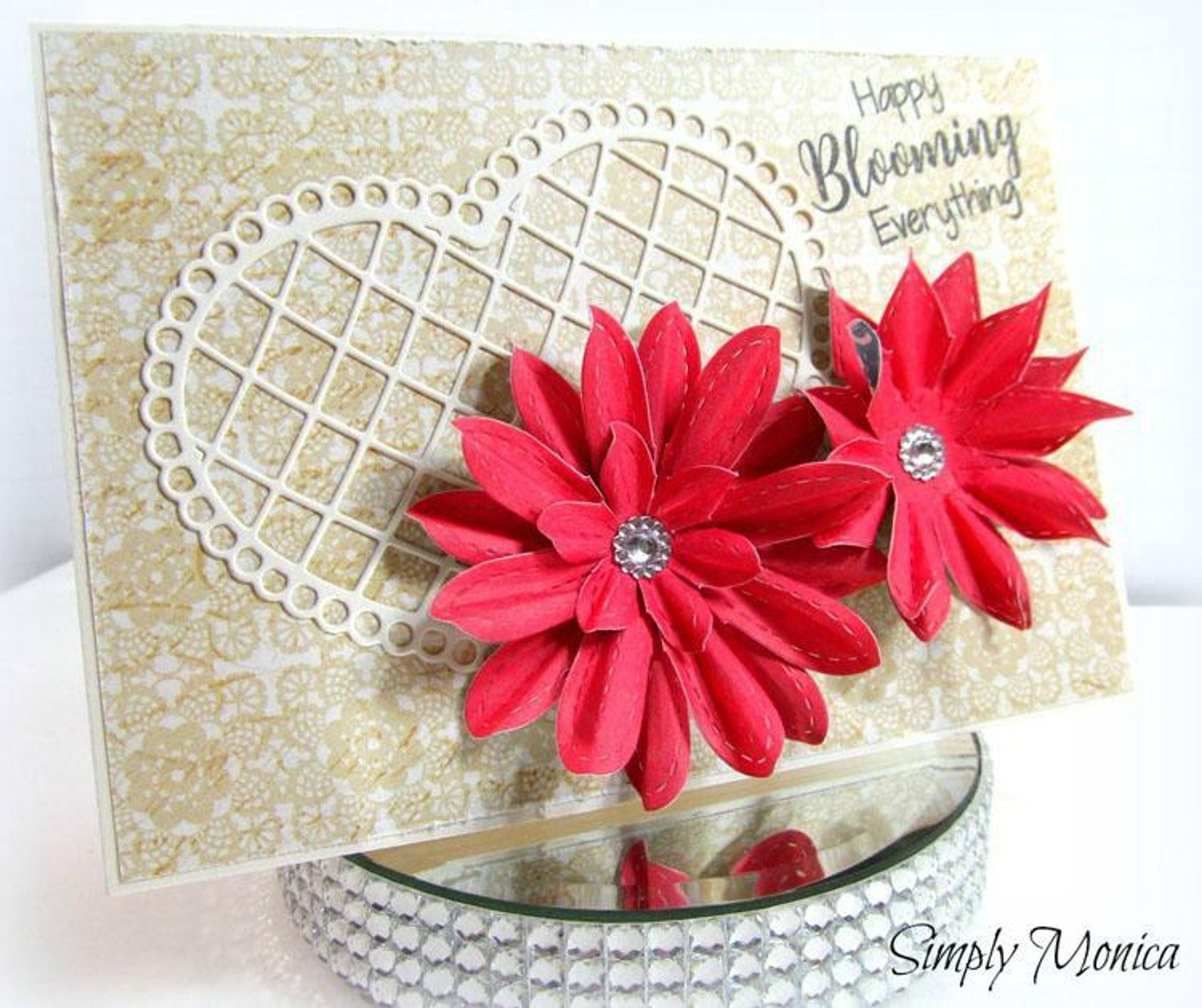 Frantic Stamper Precision Die - Stitched Blooms