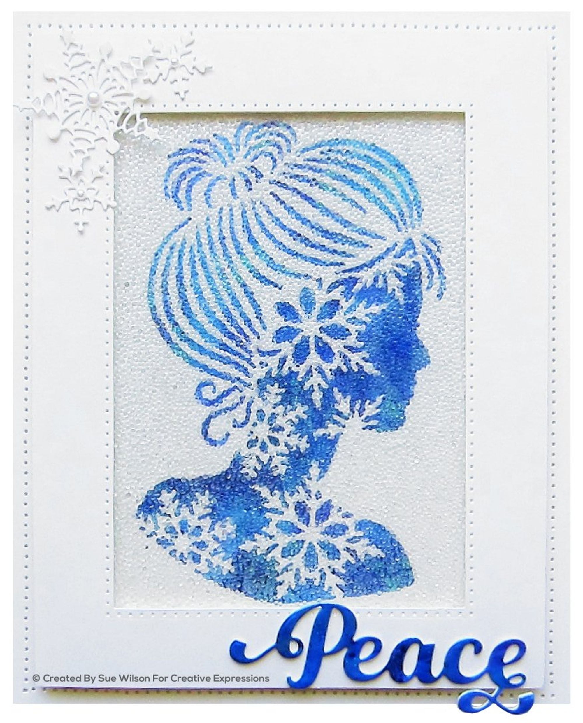 Dies by Sue Wilson Festive Peace Die & Stamp Set