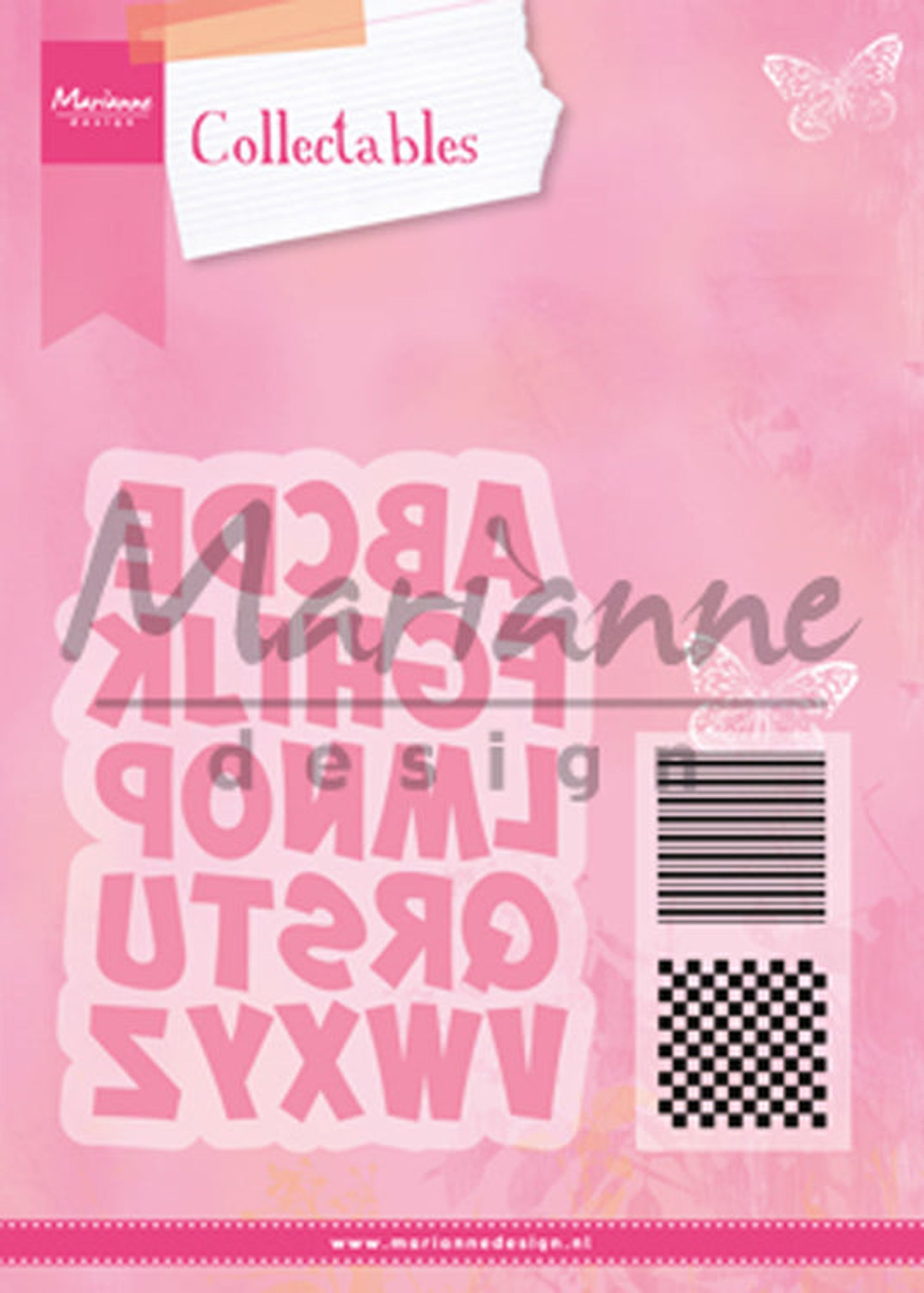 Marianne Design: Collectables Die & Stamp Set - Alphabet