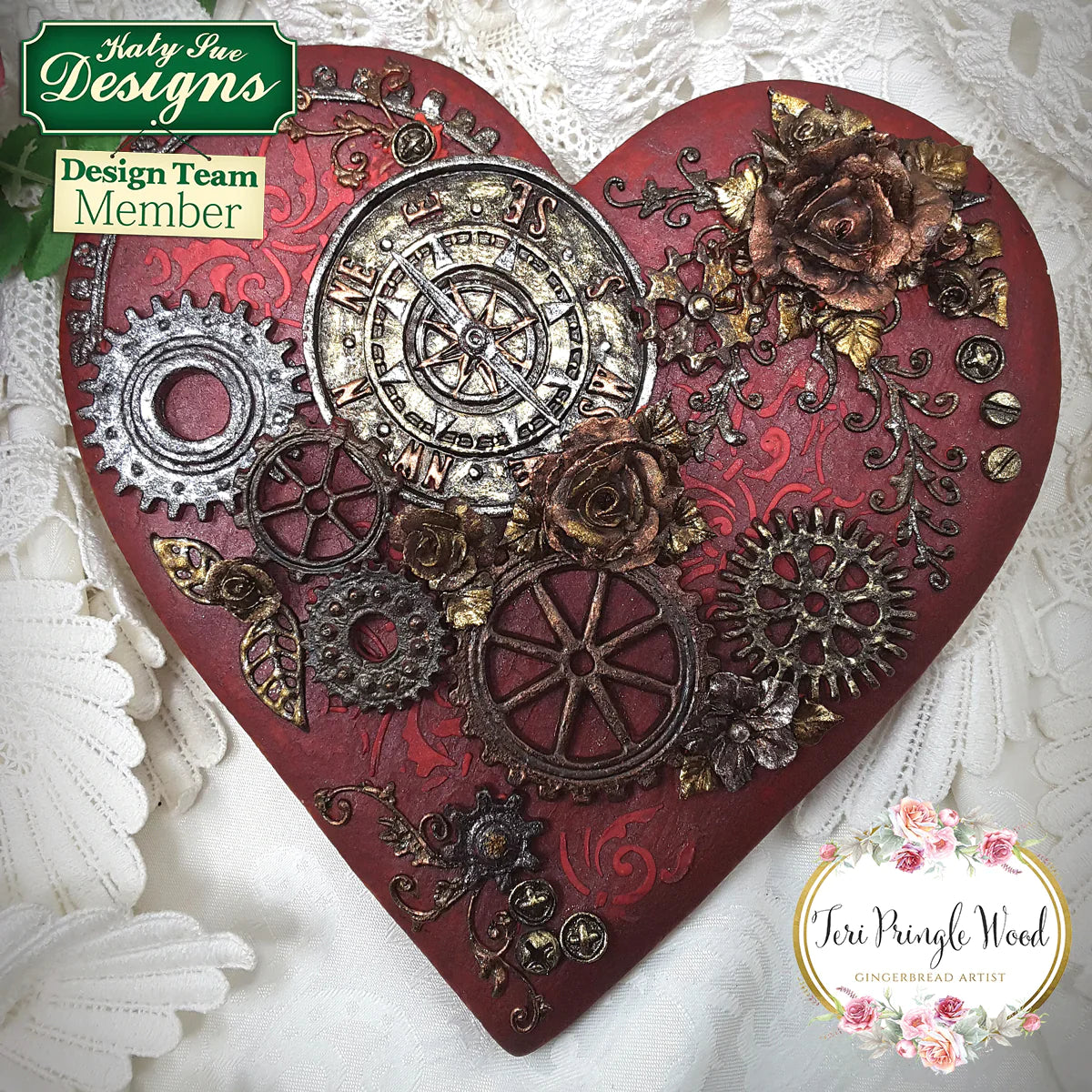 Antique Compass Silicone Mould