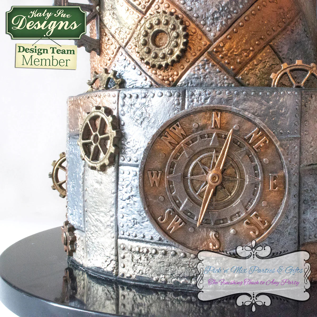 Distressed Cogs Silicone Mould