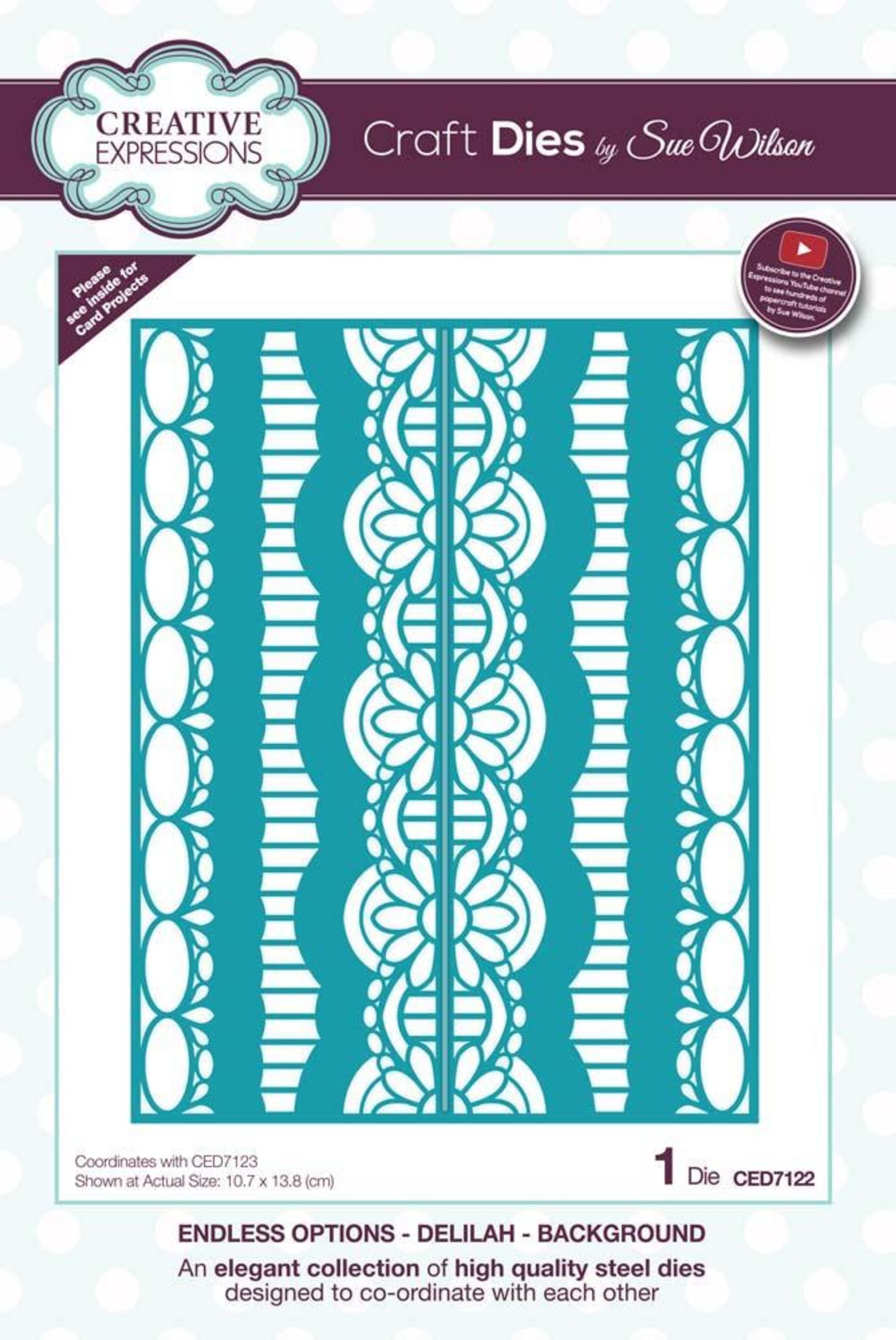 Dies by Sue Wilson Endless Options Collection Delilah - Background