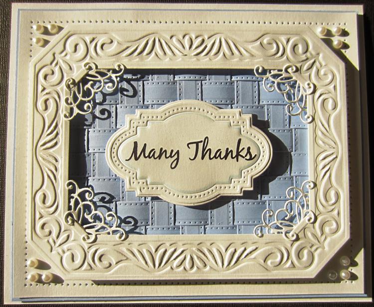 Sue Wilson Dies - Noble Collection  - Classic Adorned Rectangles