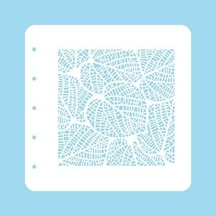 Stencil A6 For Magnetic Colour Set Stencil Leaves