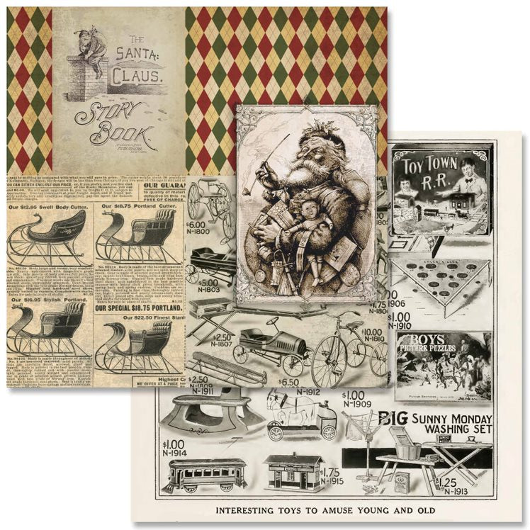 Christmas Collection Scrapbook Set - 12" x 12"
