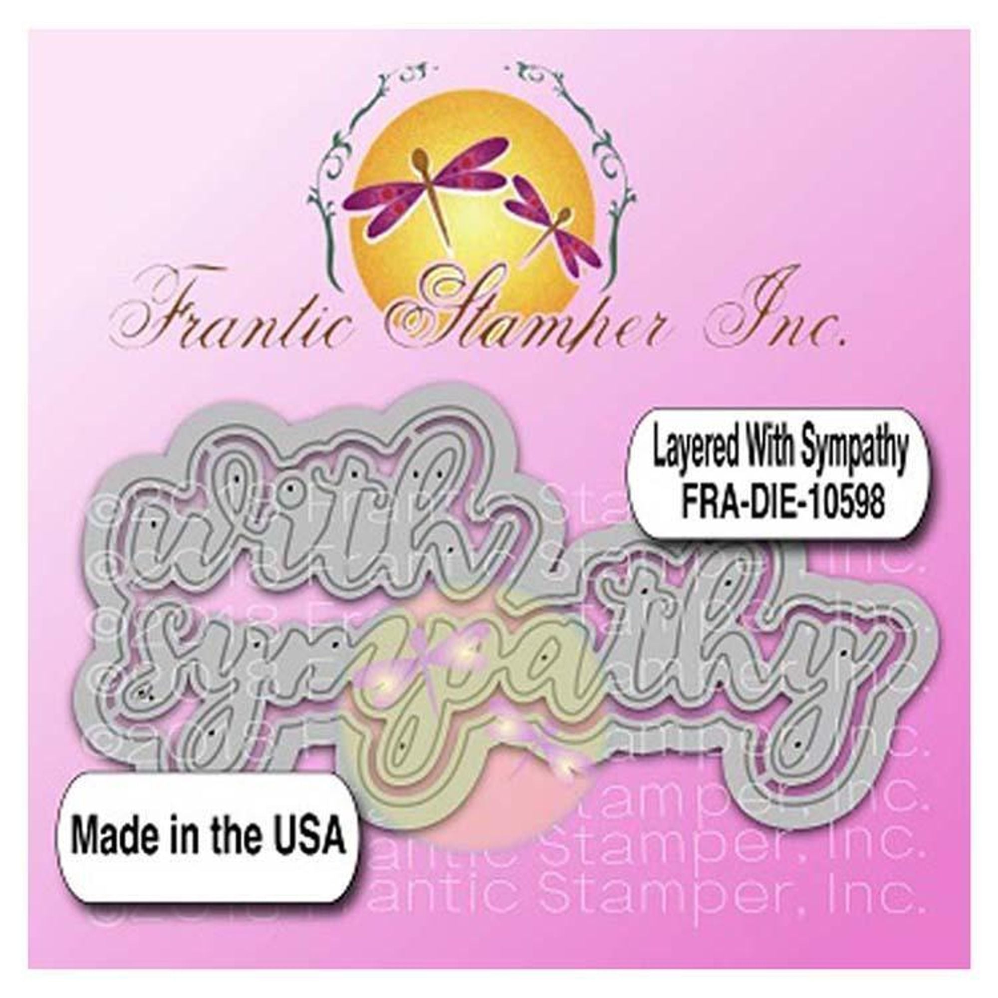 Frantic Stamper Precision Die - Layered With Sympathy