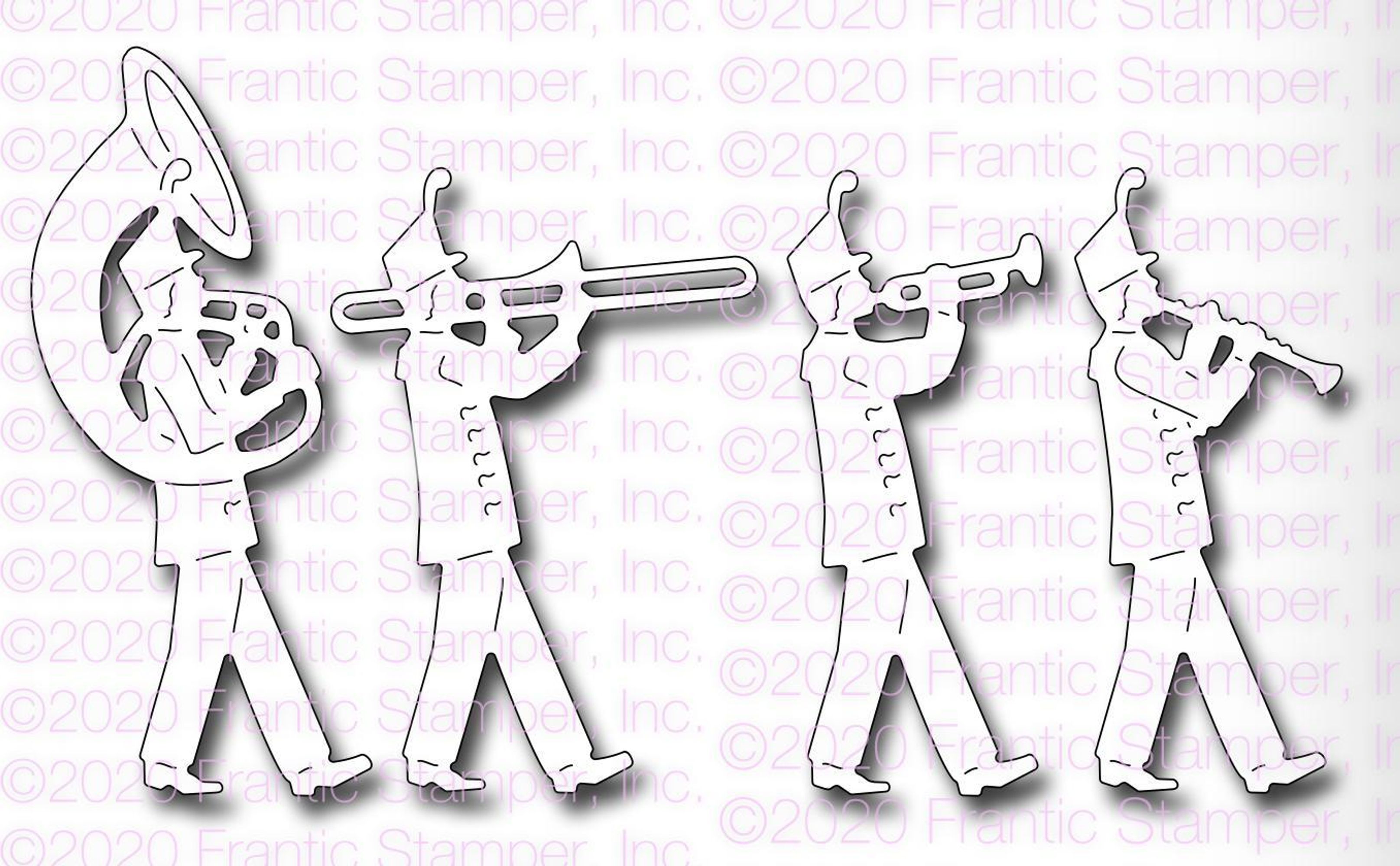 Frantic Stamper Precision Die - Parade Brass