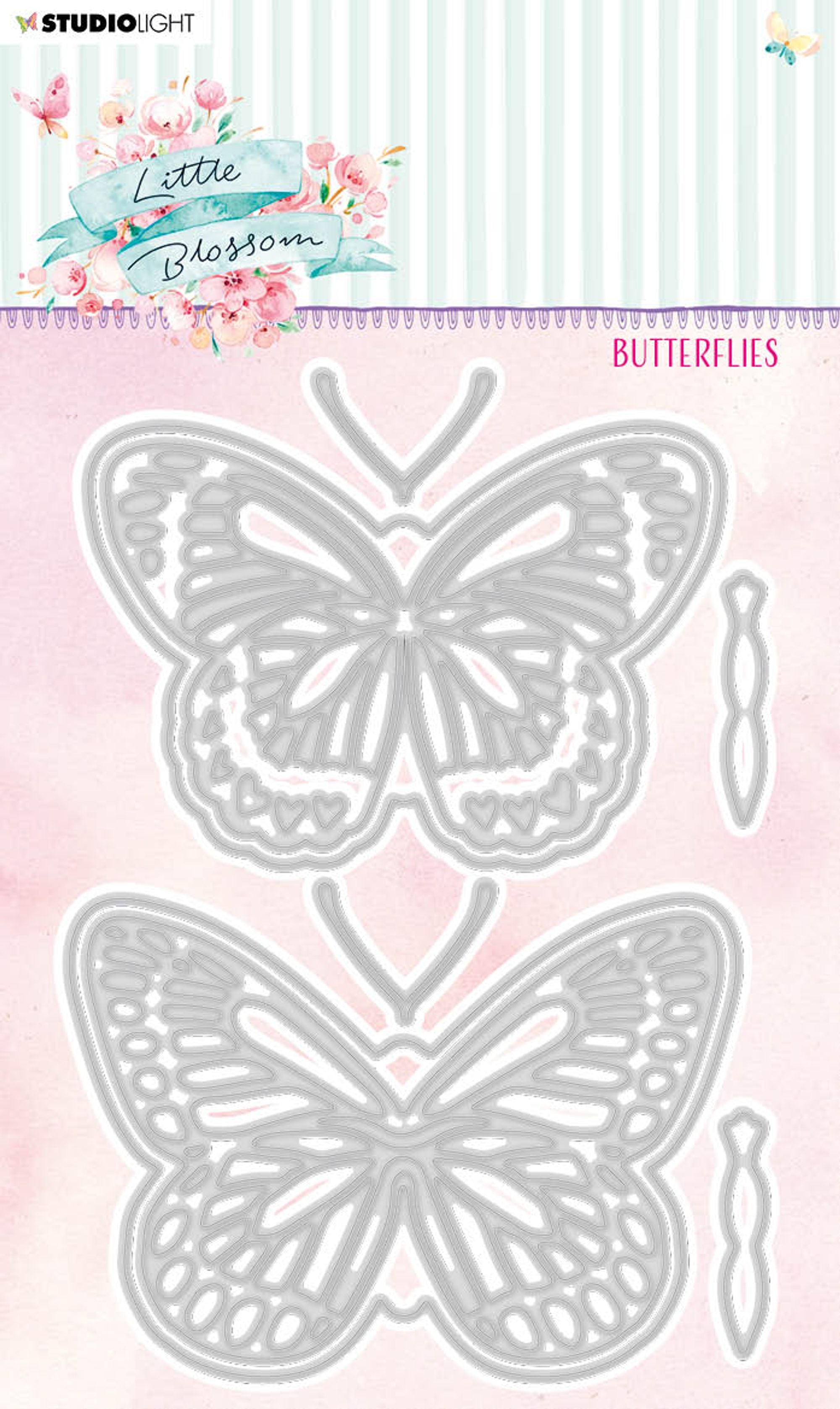 SL Cutting Die Butterflies Little Blossom 100x142x1mm 1 PC nr.195