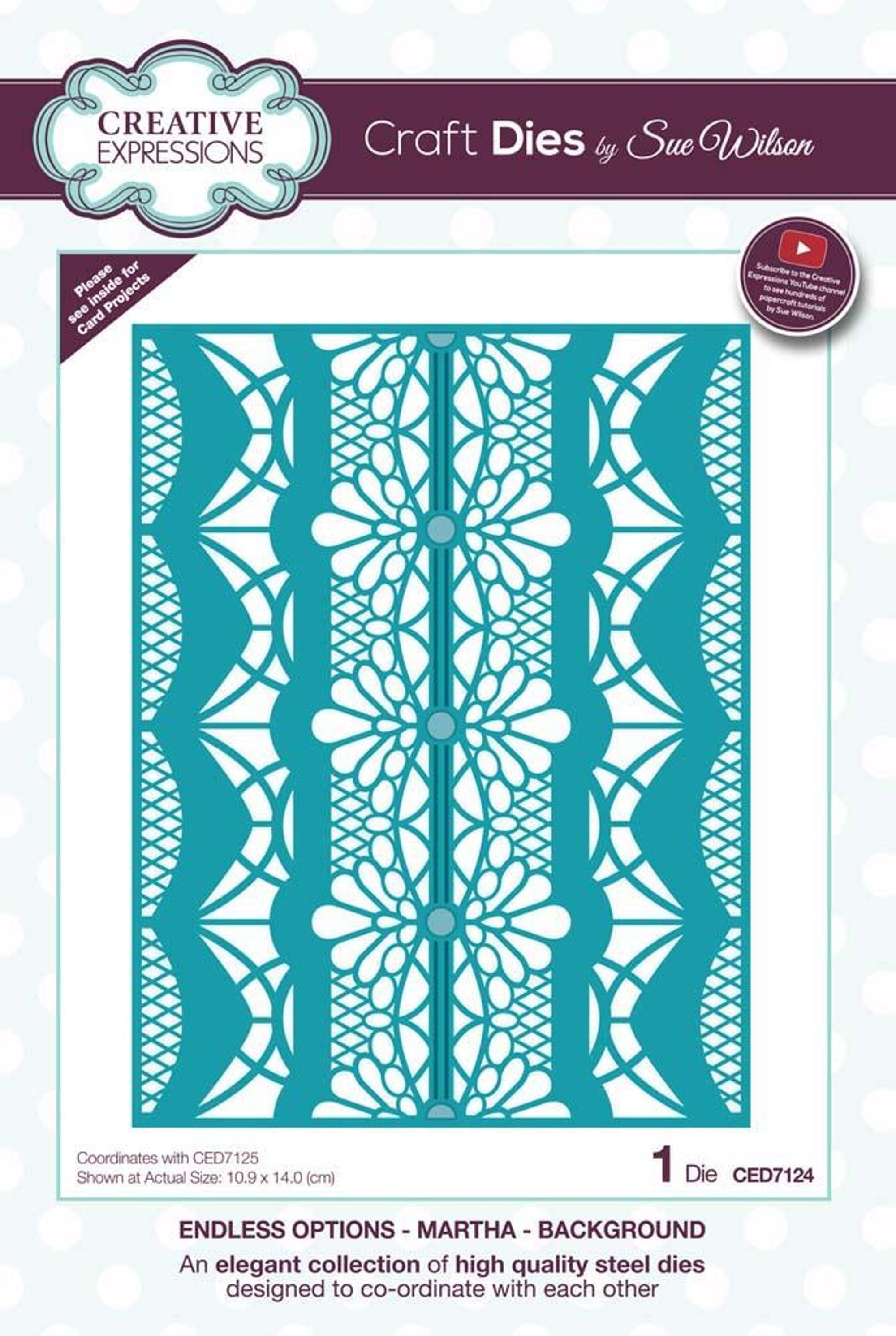 Dies by Sue Wilson Endless Options Collection Martha - Background