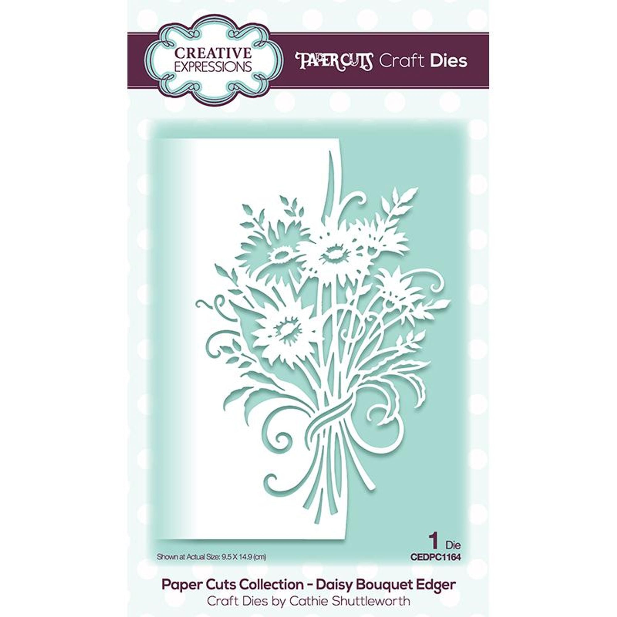 Creative Expressions Paper Cuts Edger Daisy Bouquet Craft Die