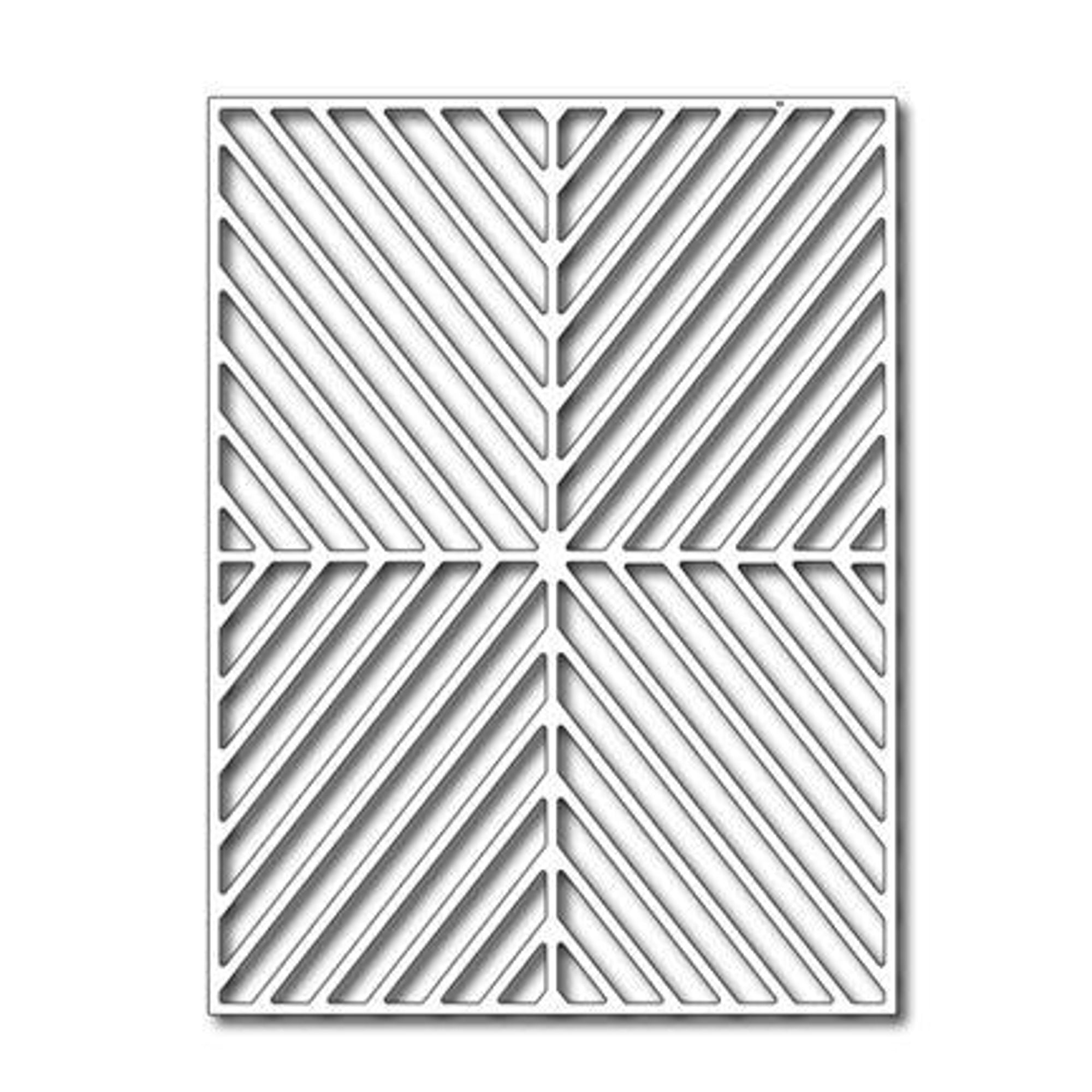 Cutting Die - Alternating Diagonal Card Panel