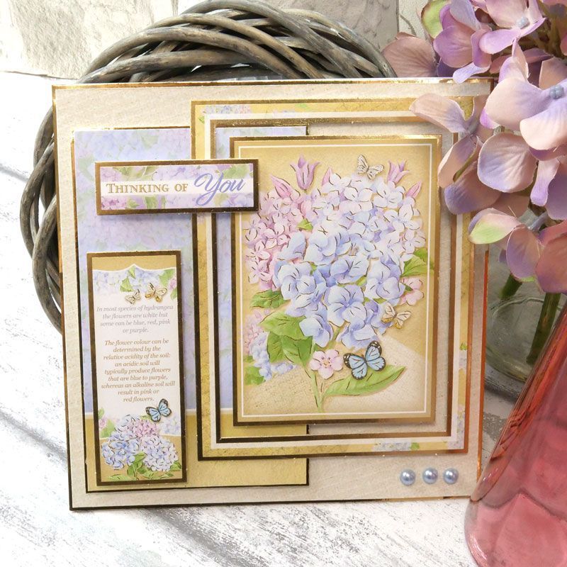 Deluxe Craft Pads - Forever Florals Hydrangea