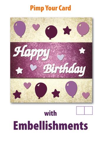 Luxury Dress Up Cards - Blue Oval