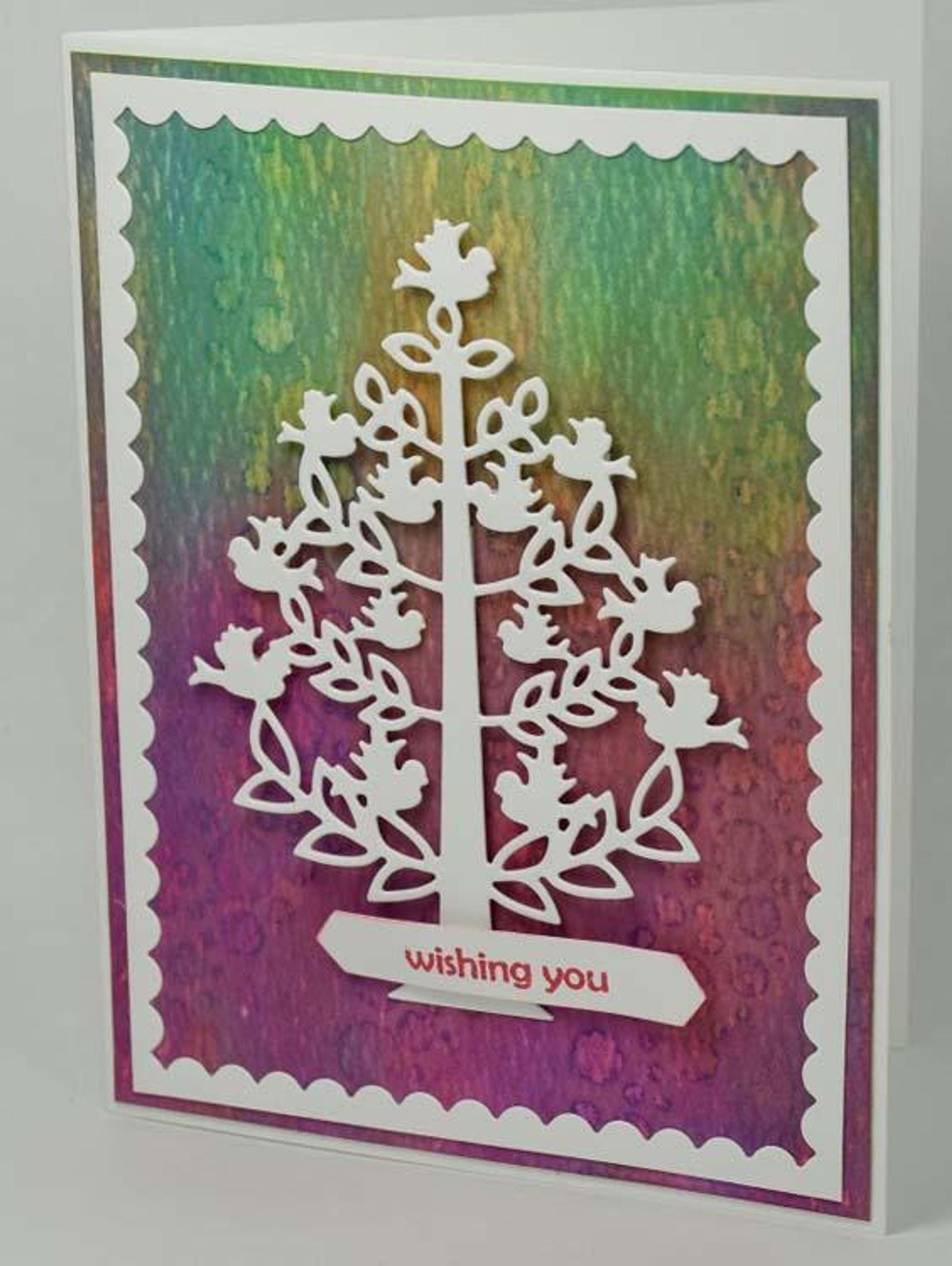 Frantic Stamper Precision Die - Folk Art Christmas Tree