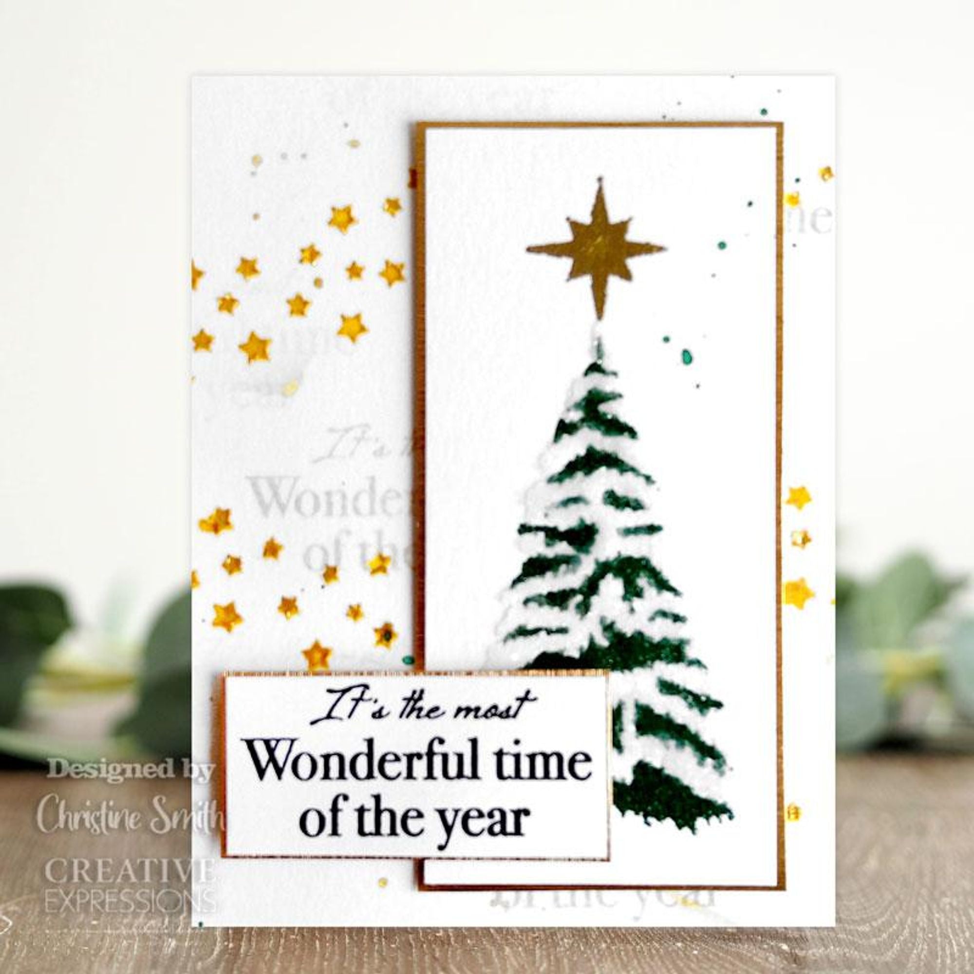 Creative Expressions Winter Elements DL Stencil