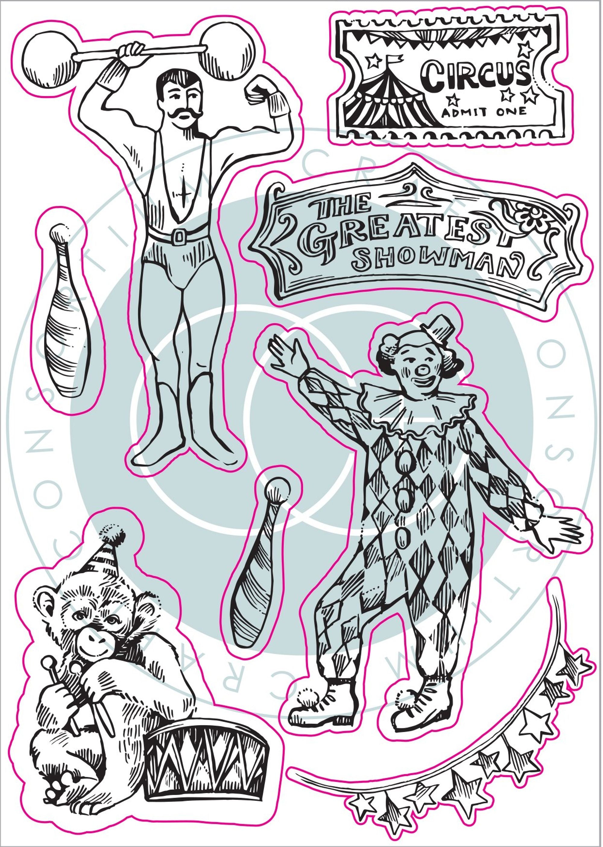 Circus - Stamp Set - Greatest Show