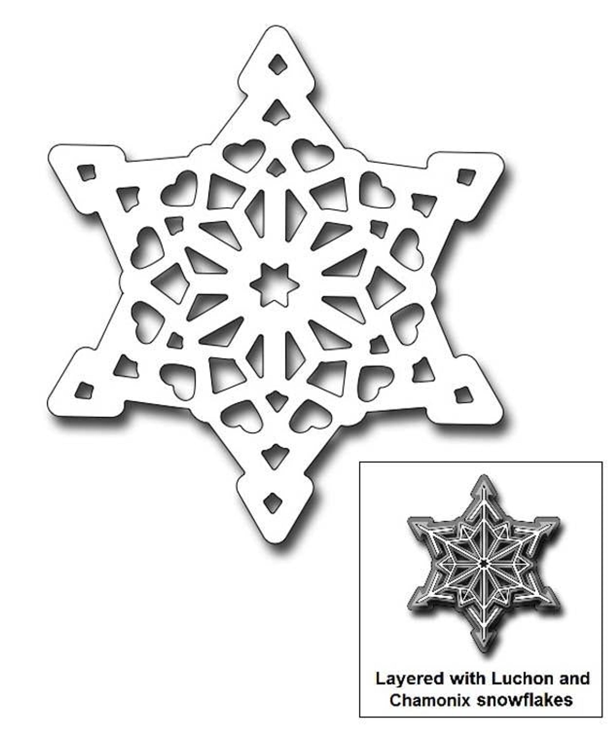 Frantic Stamper Precision Die - Courchevel Snowflake