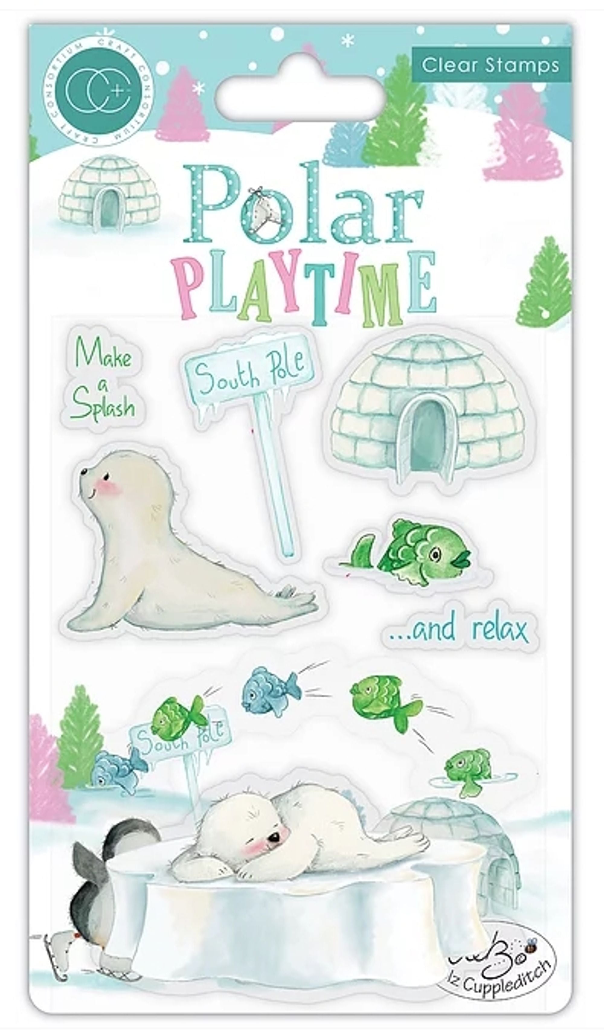 Polar Playtime - Make a Splash - Stamp Set